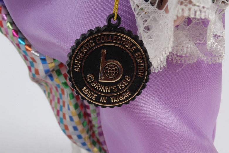 Pair of Brinn's and Heritage Clown Dolls