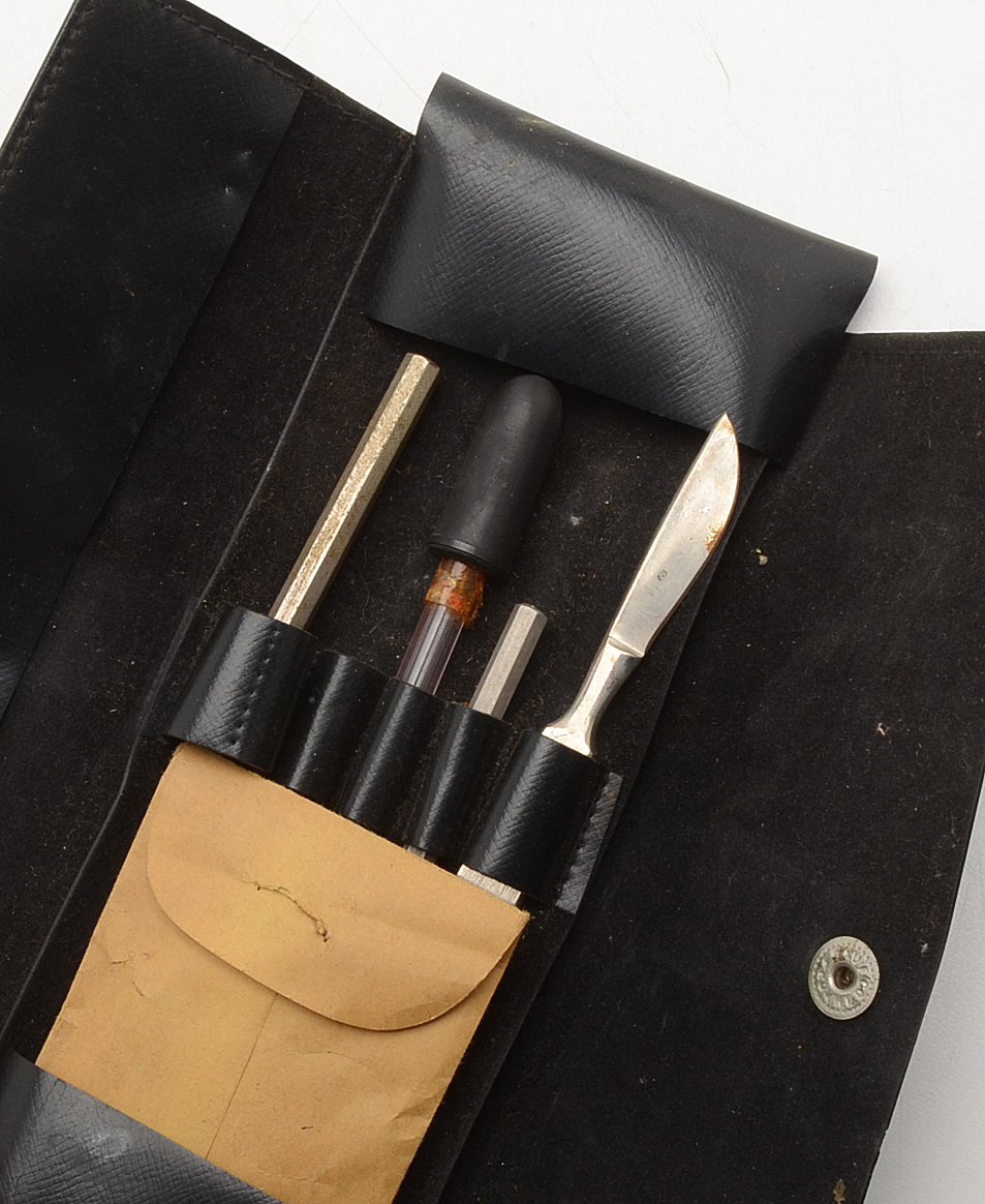 Vintage Indiana University Zoology Department Dissection Kit