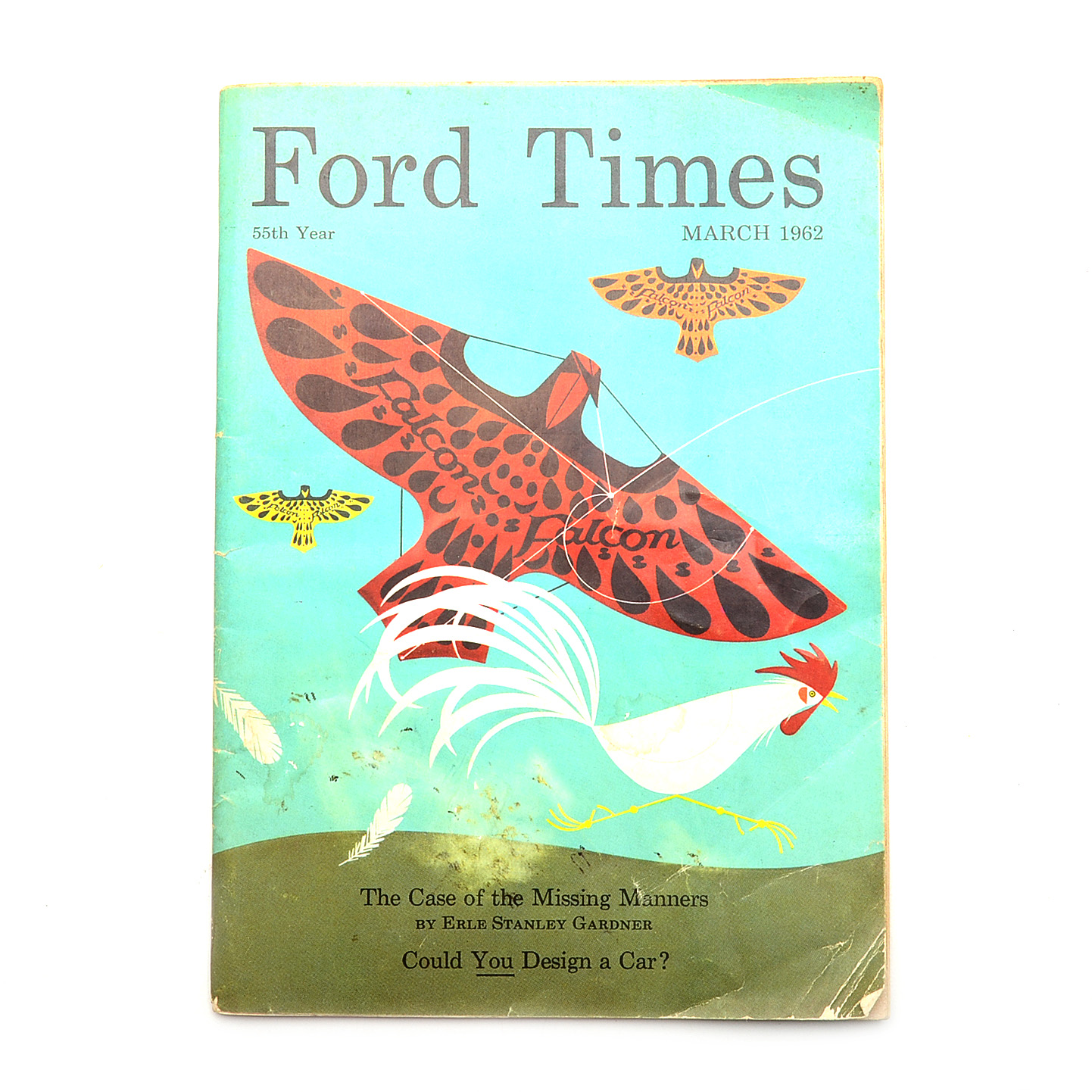 March 1962 Copy of "Ford Times" Featuring Charley Harper Cover