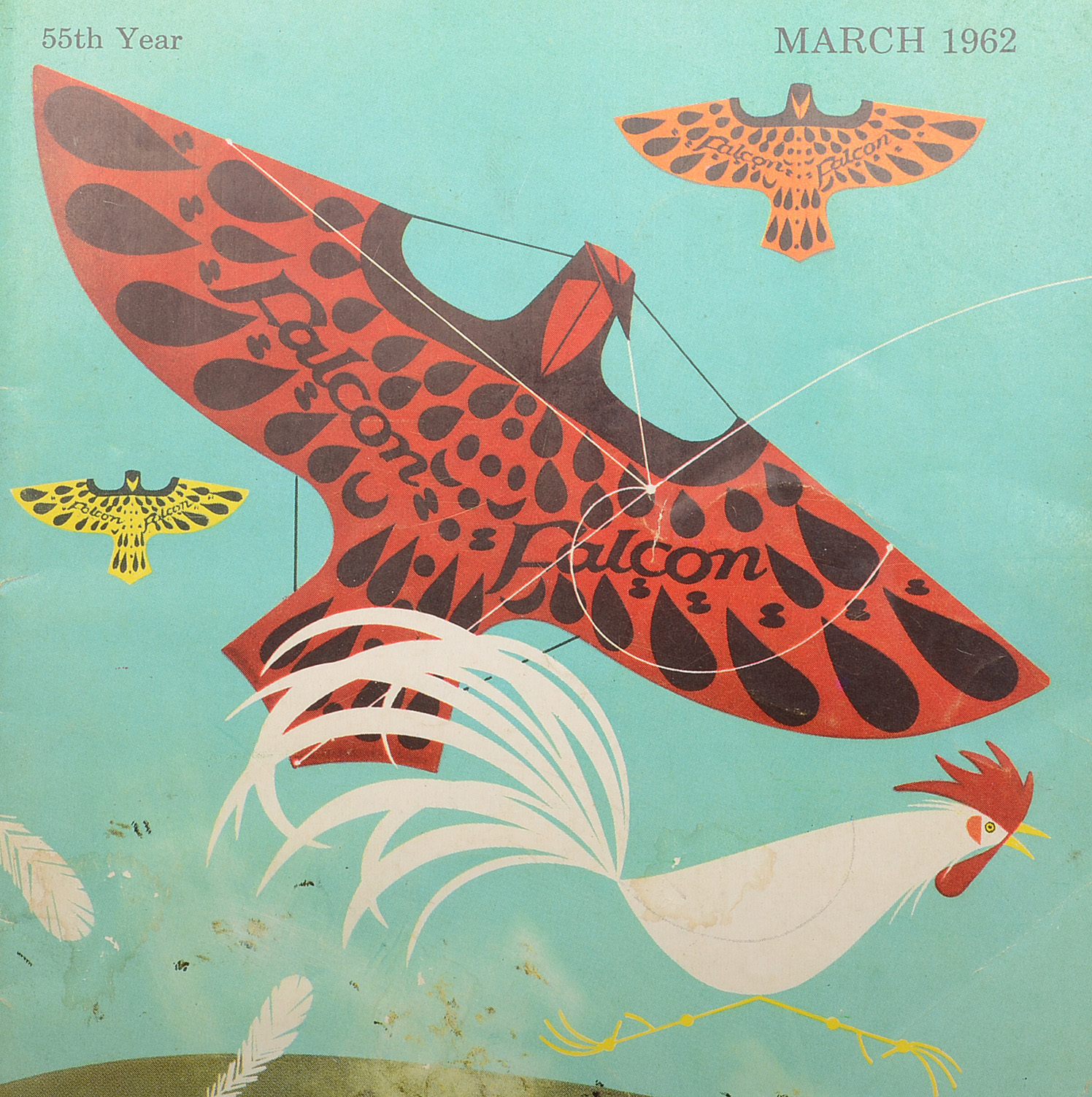 March 1962 Copy of "Ford Times" Featuring Charley Harper Cover
