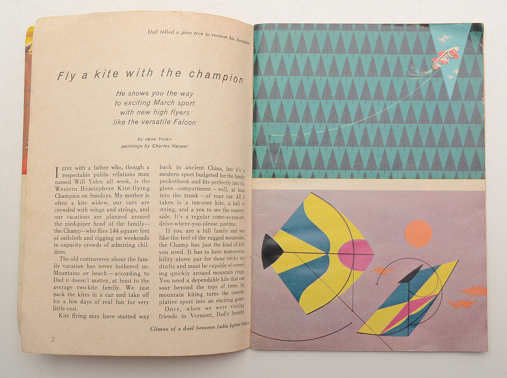 March 1962 Copy of "Ford Times" Featuring Charley Harper Cover