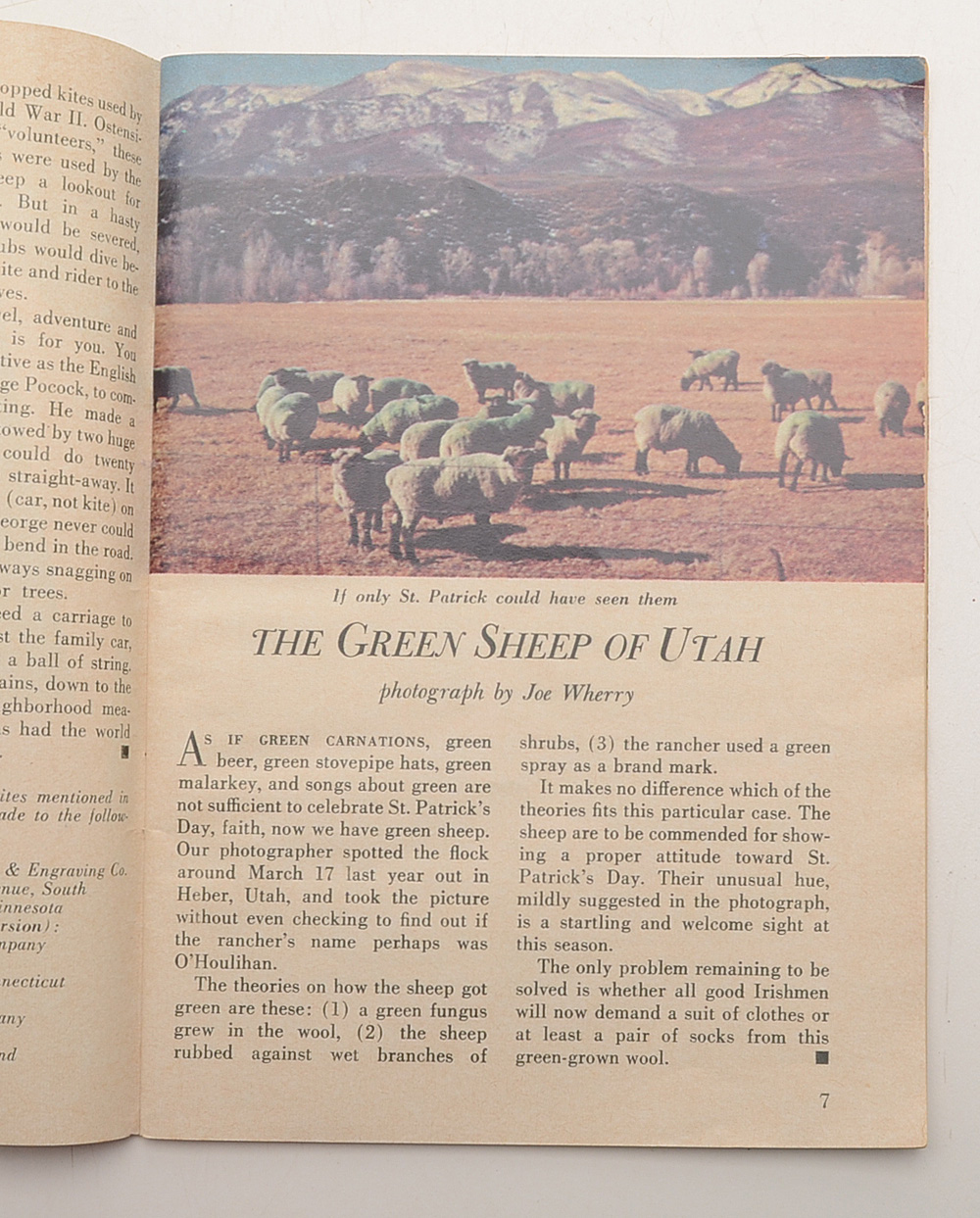 March 1962 Copy of "Ford Times" Featuring Charley Harper Cover