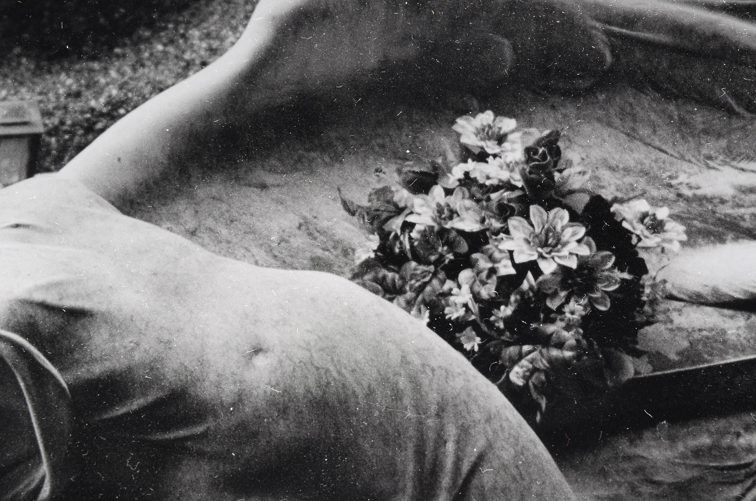 Garry Seidel Signed Silver Gelatin Photograph of Cemetery Angel