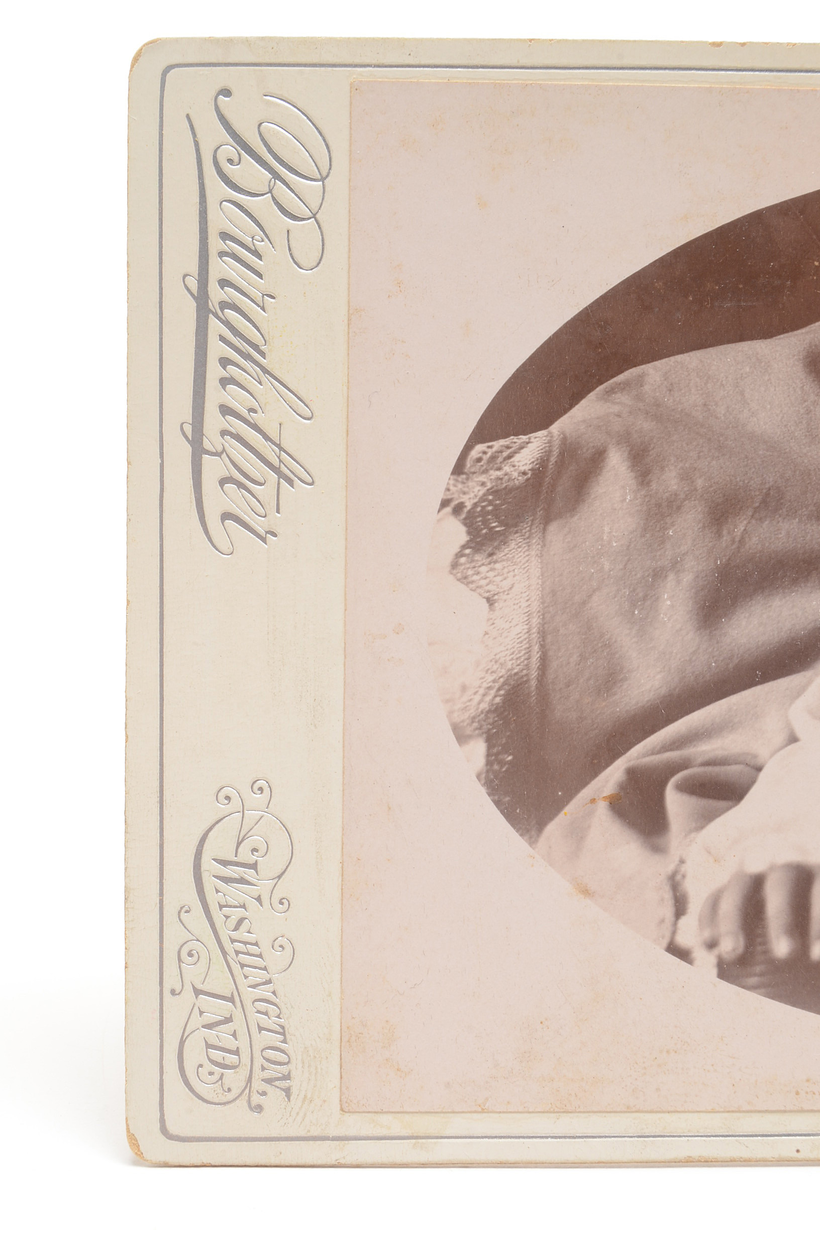 Fine Victorian Postmortem Infant Cabinet Card