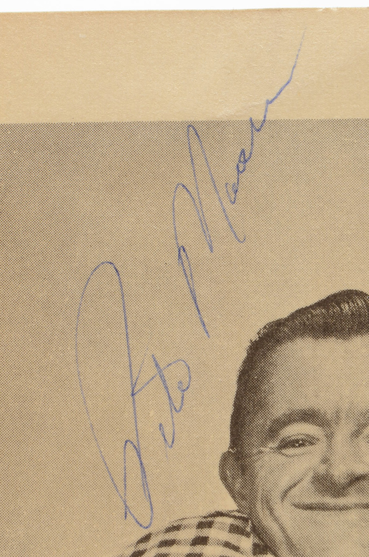 Sideshow Performer Pete Moore Autographed Photo Offset Lithograph