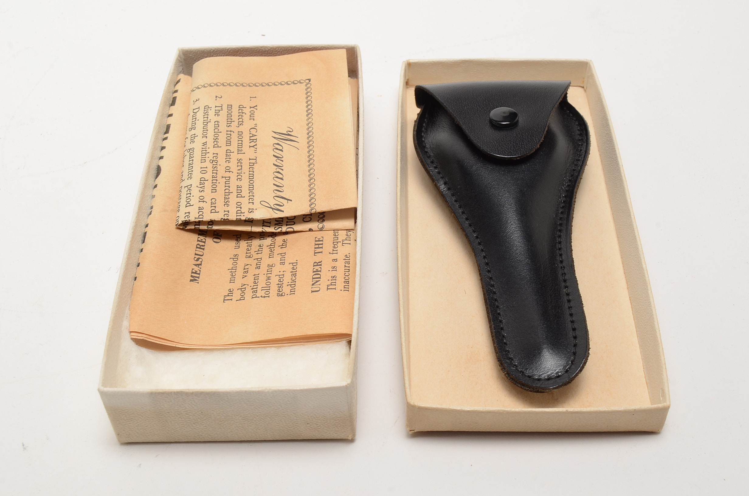 Vintage Ophthalmoscope and Cary Thermometer