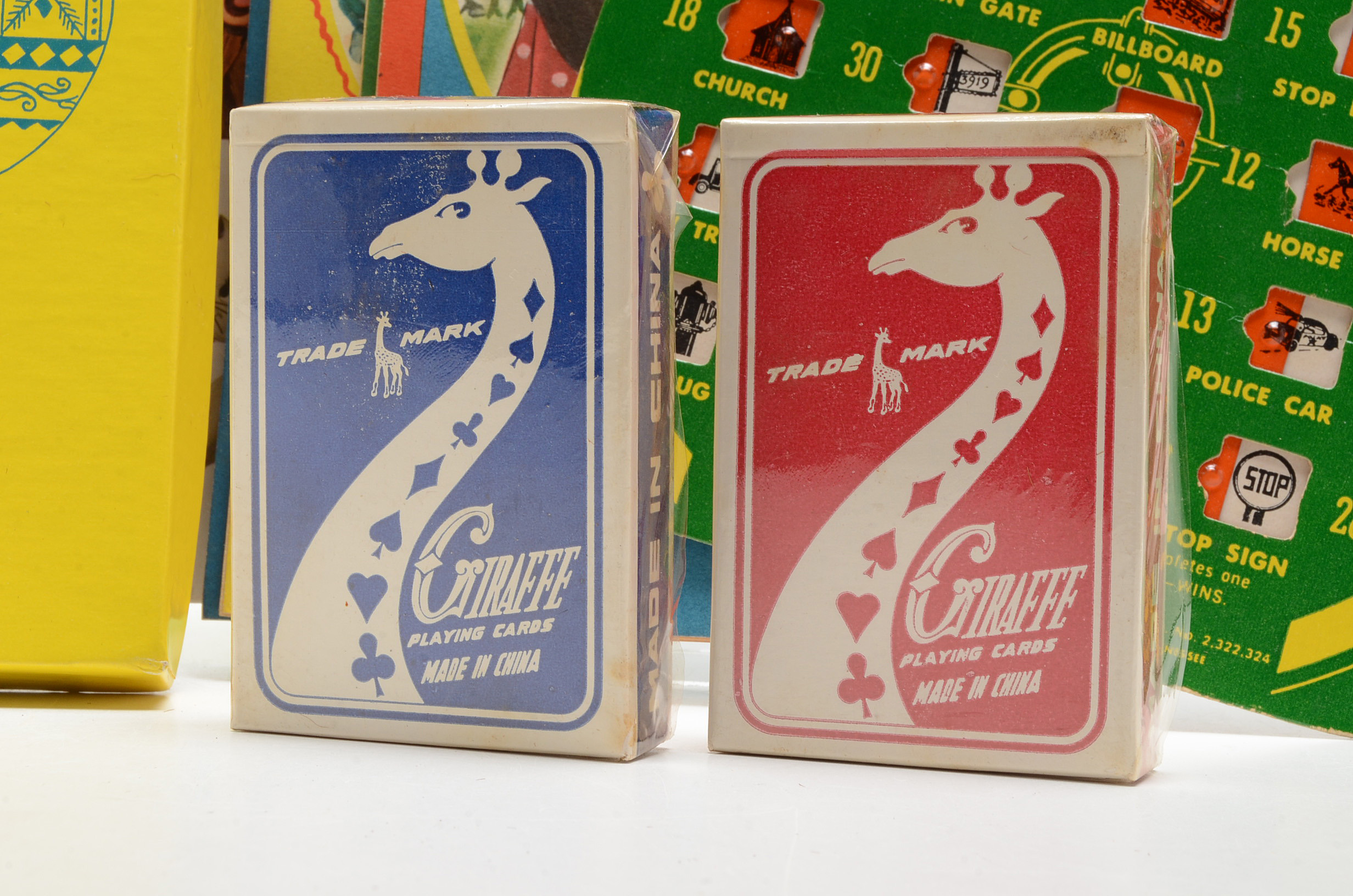 Collection of Vintage Children's Ephemera and Games
