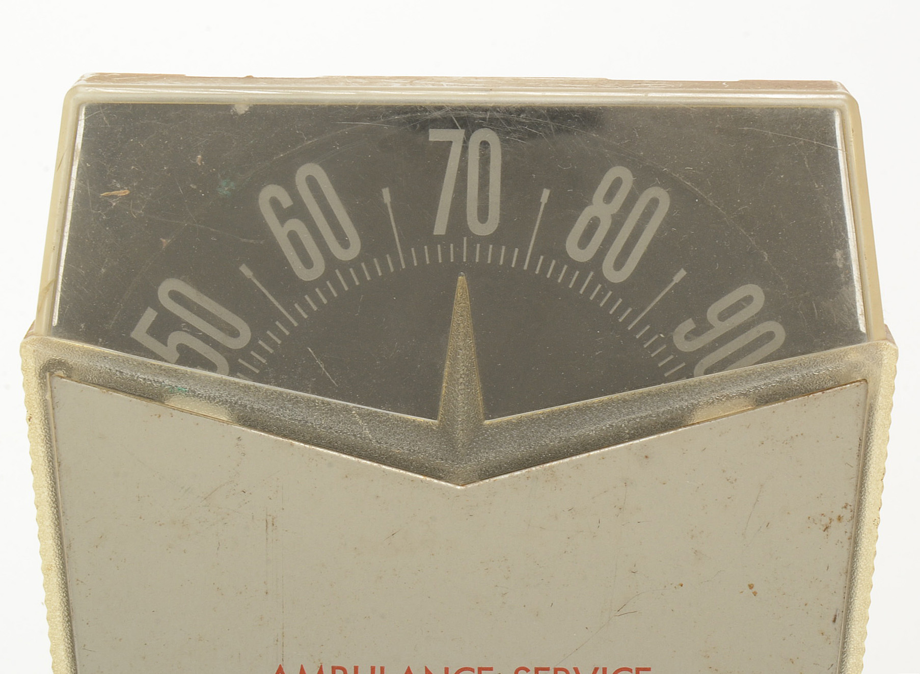 Ambulance Service Thermometer for Van Horn Funeral Home