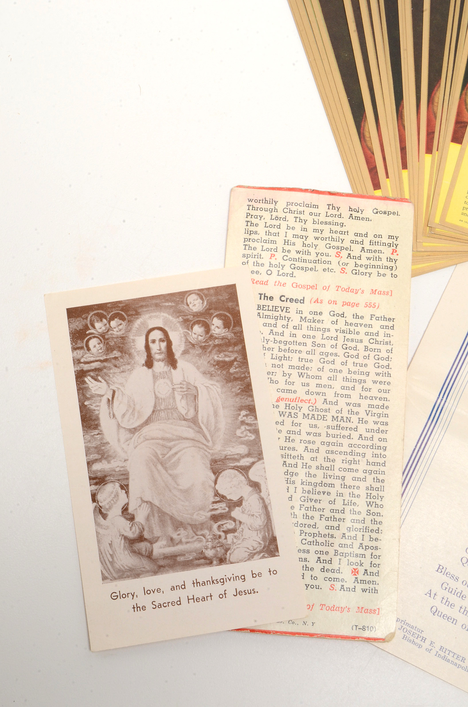 Collection of Vintage Prayer Cards