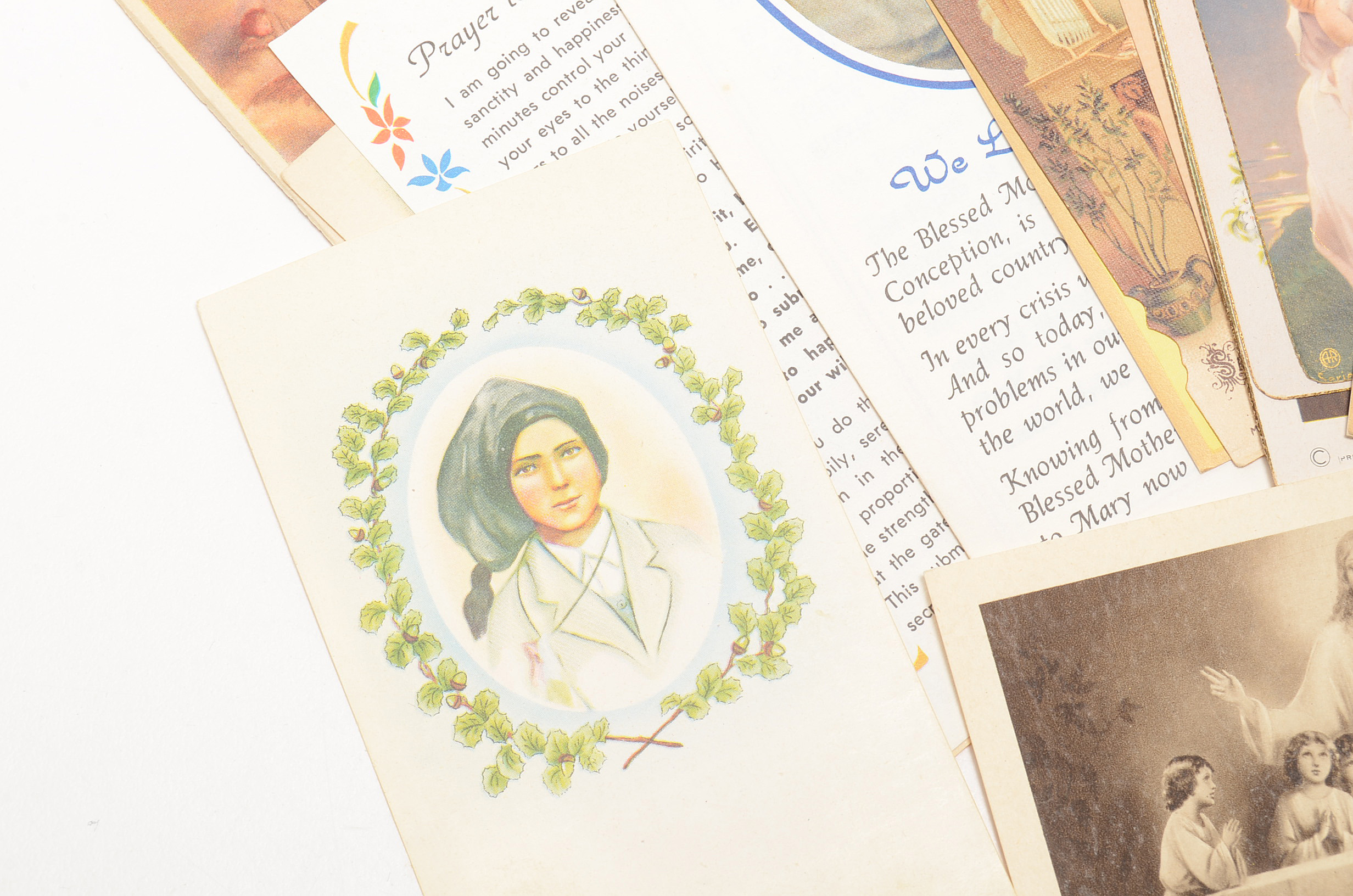 Collection of Vintage Prayer Cards