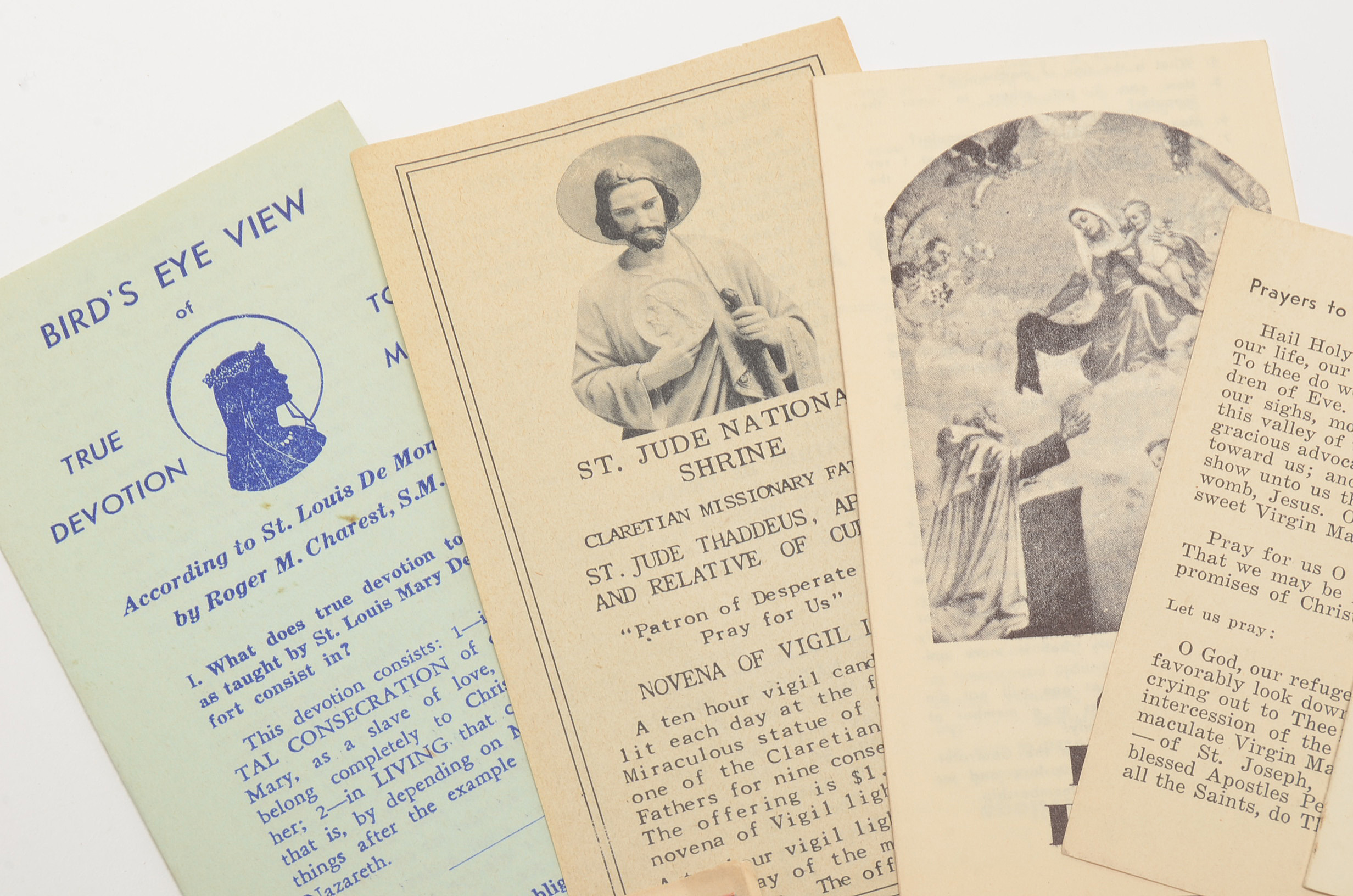 Collection of Vintage Prayer Cards