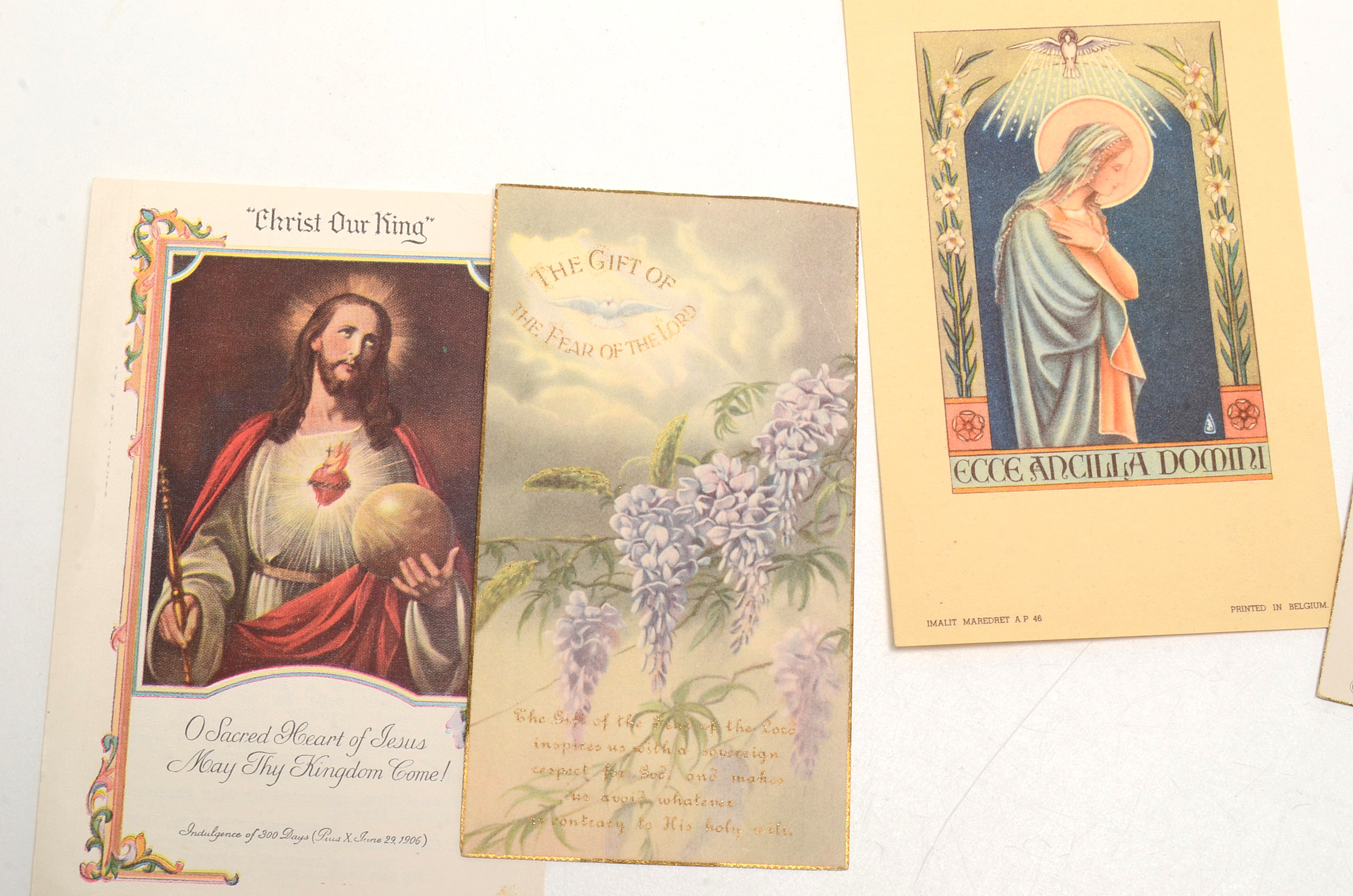 Collection of Vintage Prayer Cards