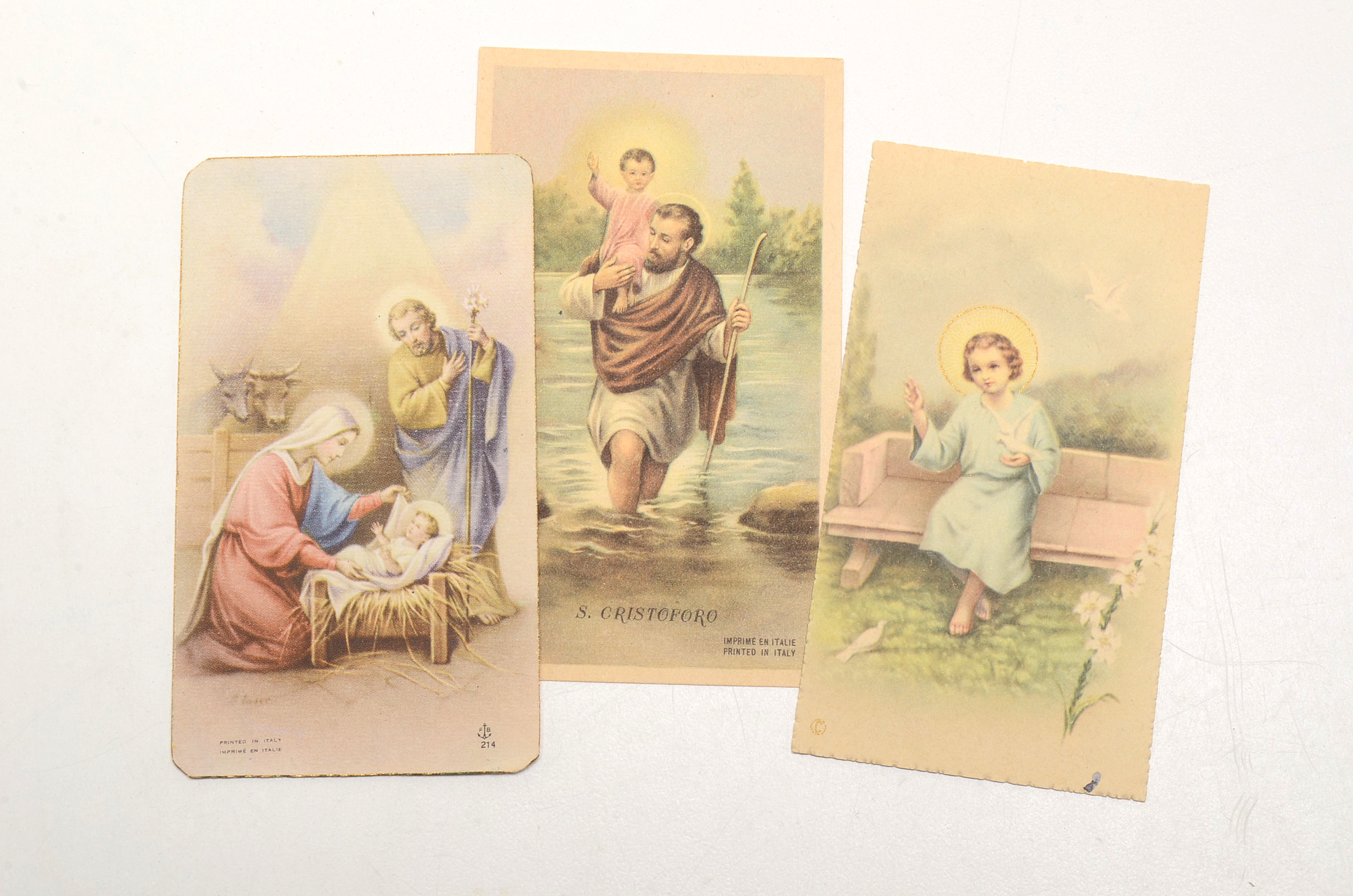 Collection of Vintage Prayer Cards