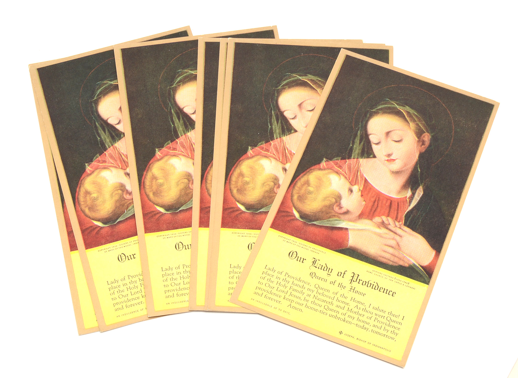 Collection of Vintage Prayer Cards