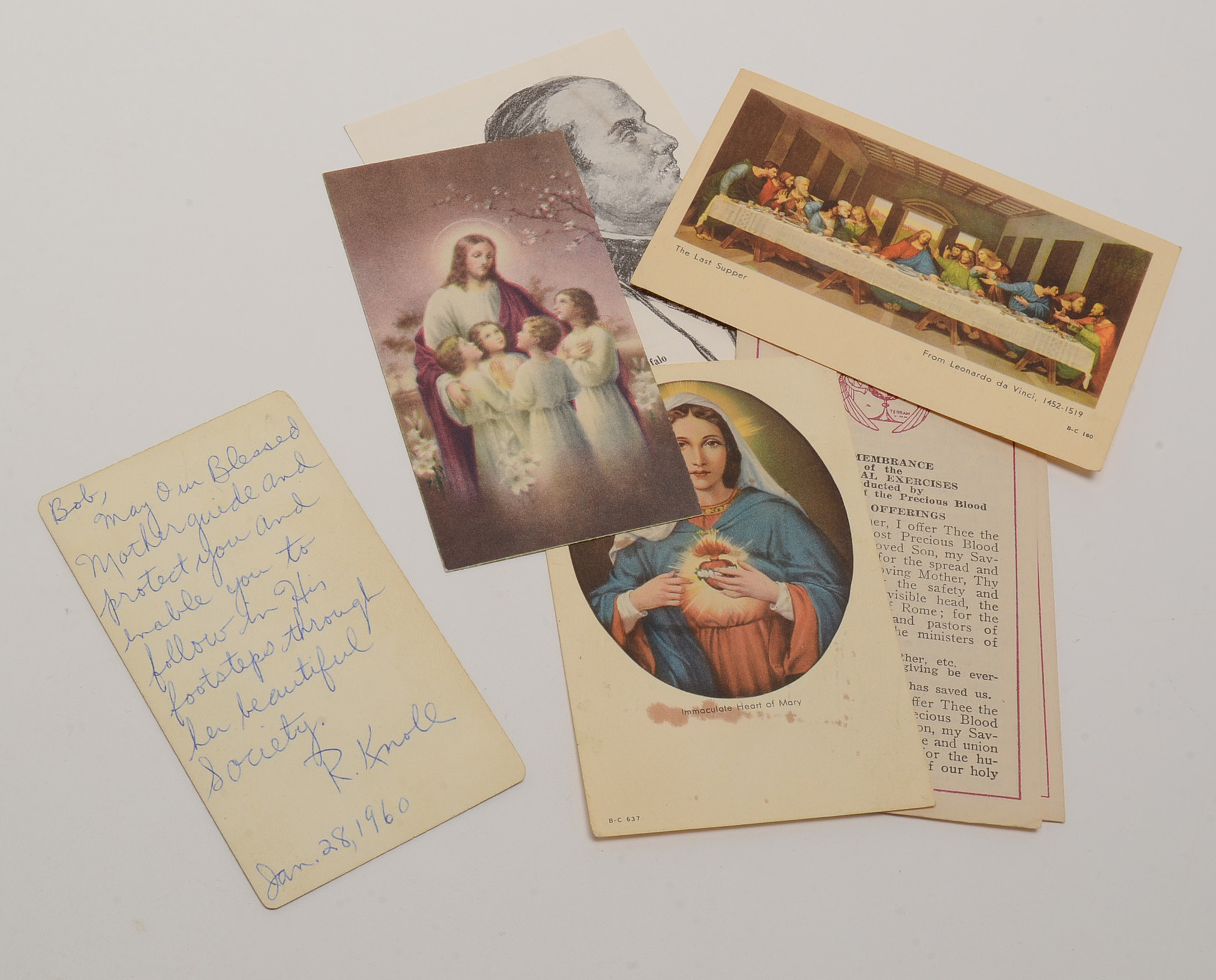 Collection of Vintage Prayer Cards