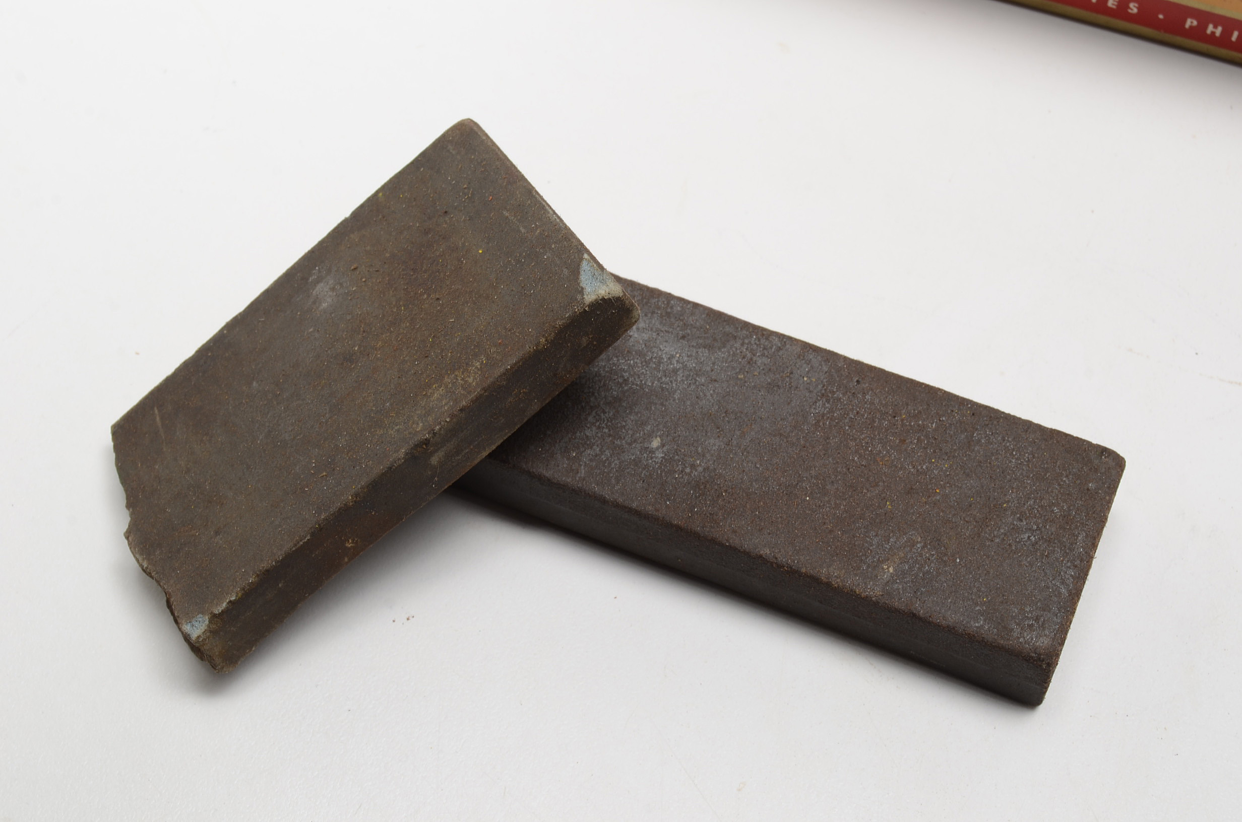 Vintage Cigar Boxes with Knife Sharpening Stones