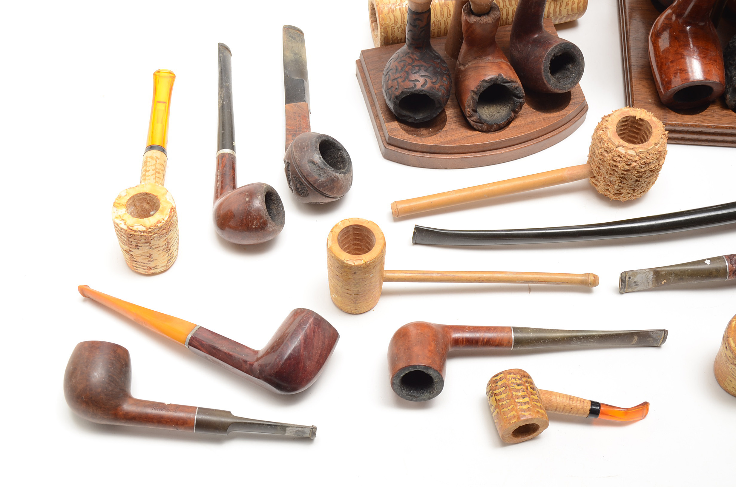 Collection of Vintage Tobacco Pipes