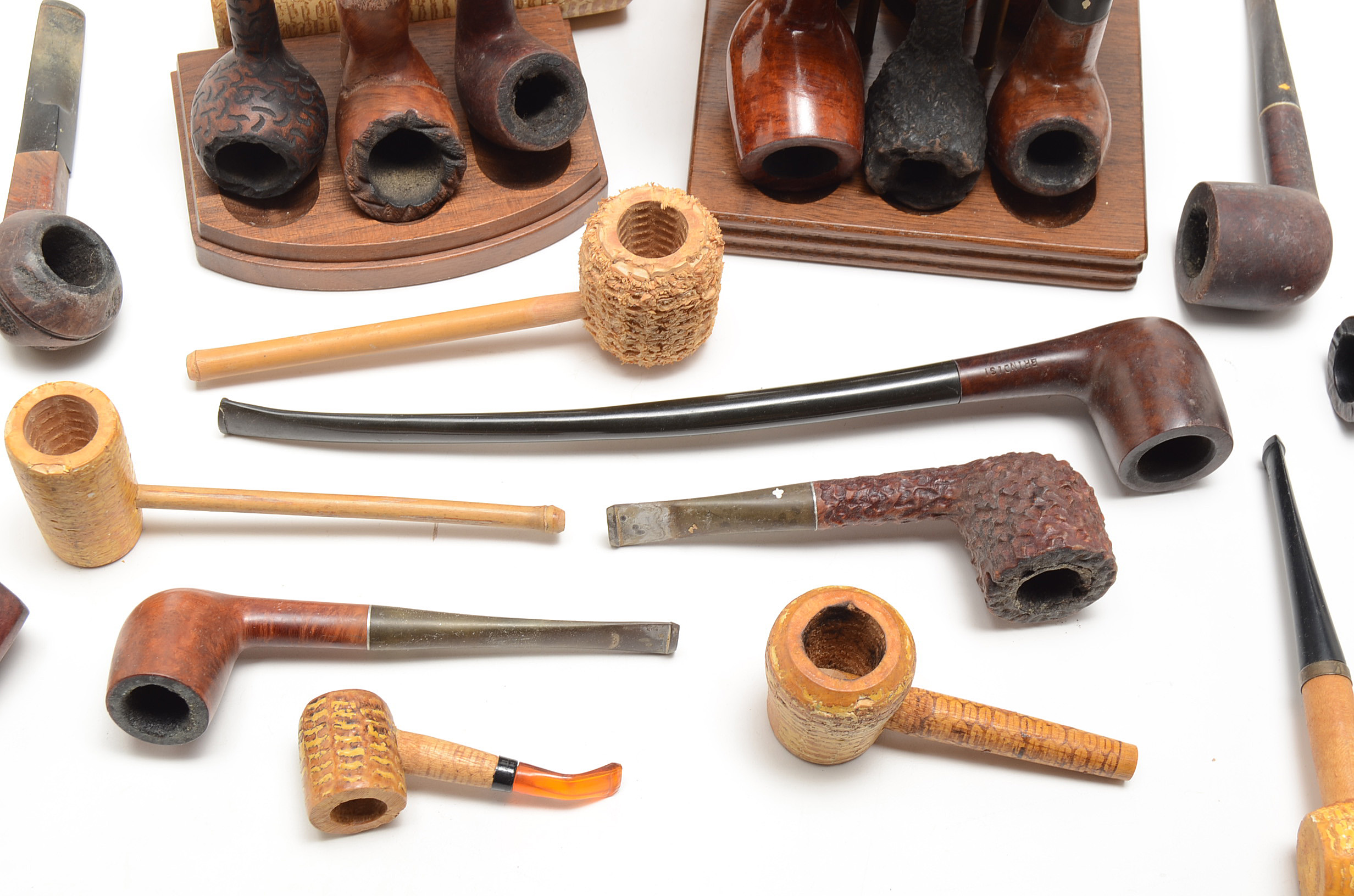 Collection of Vintage Tobacco Pipes