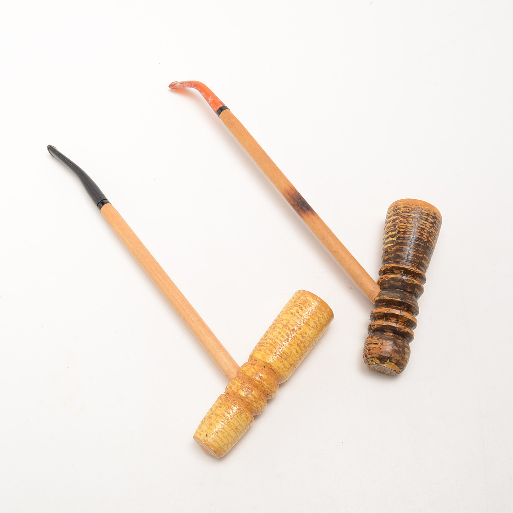 Collection of Vintage Tobacco Pipes