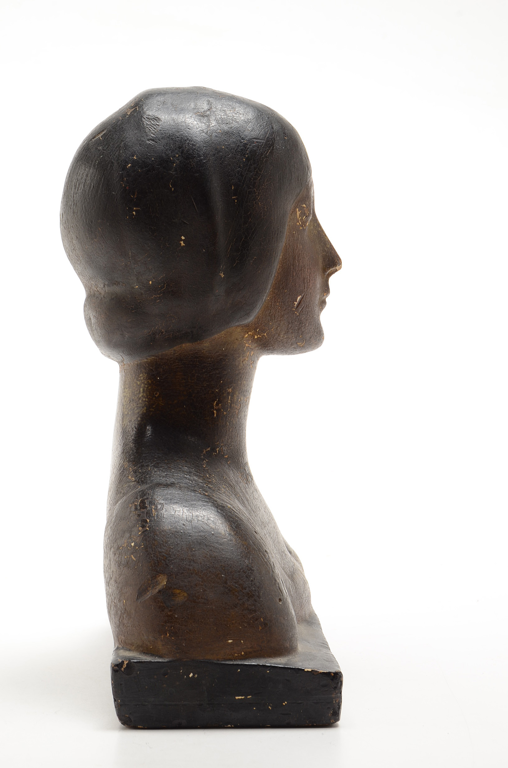 Plaster Bust of Medieval Style Woman
