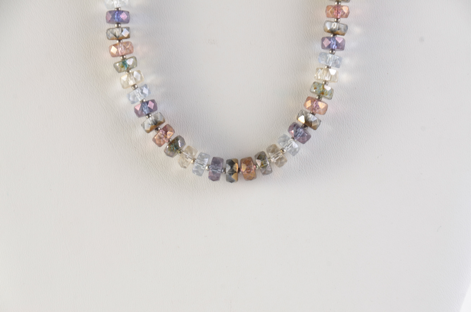 Labradorite Necklace and Glass Bead Set