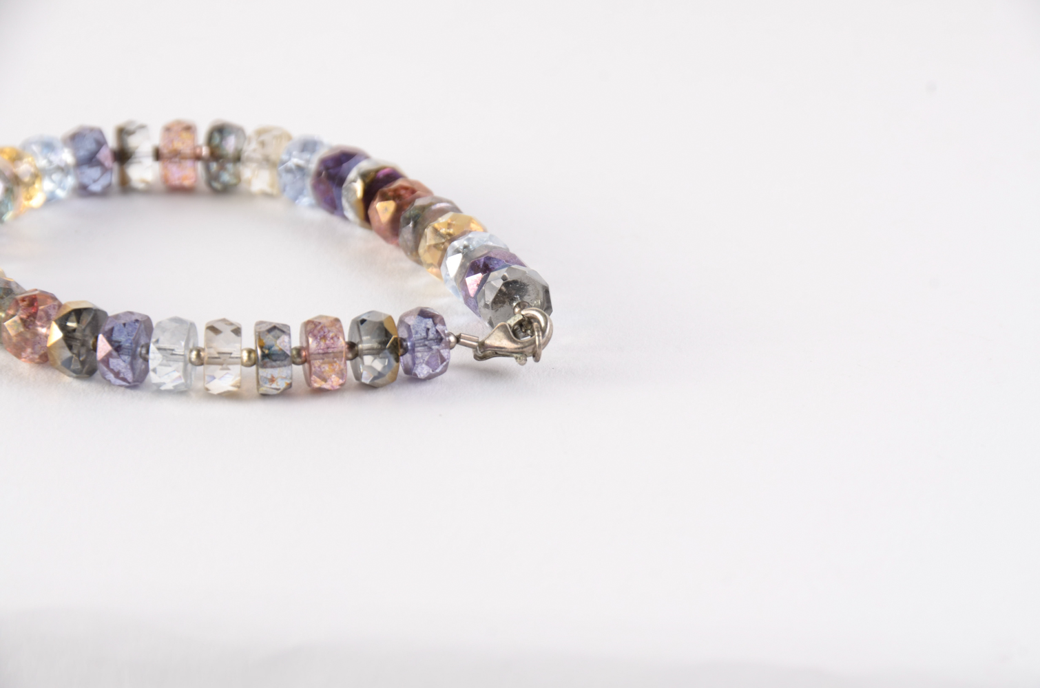 Labradorite Necklace and Glass Bead Set