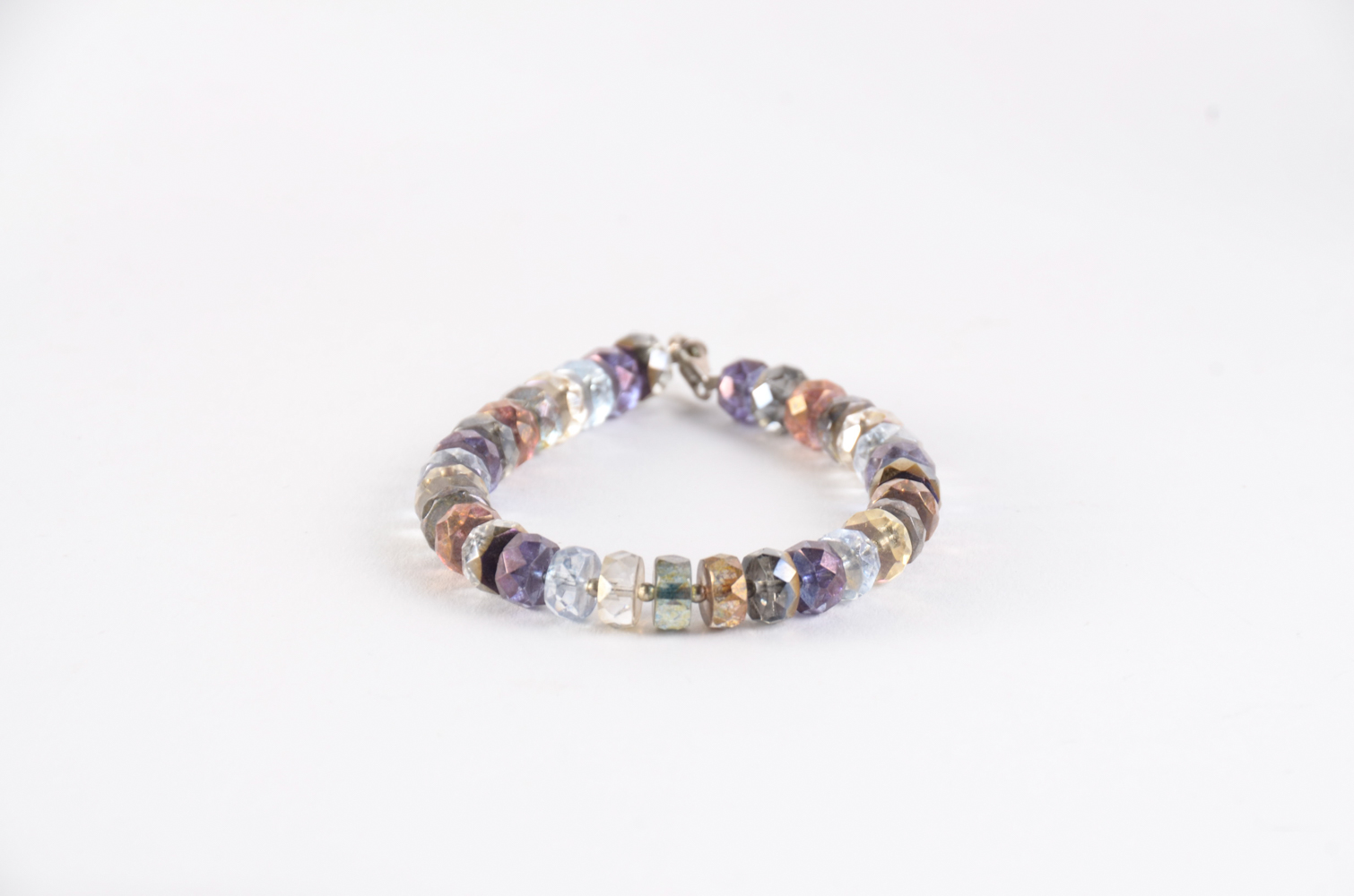 Labradorite Necklace and Glass Bead Set