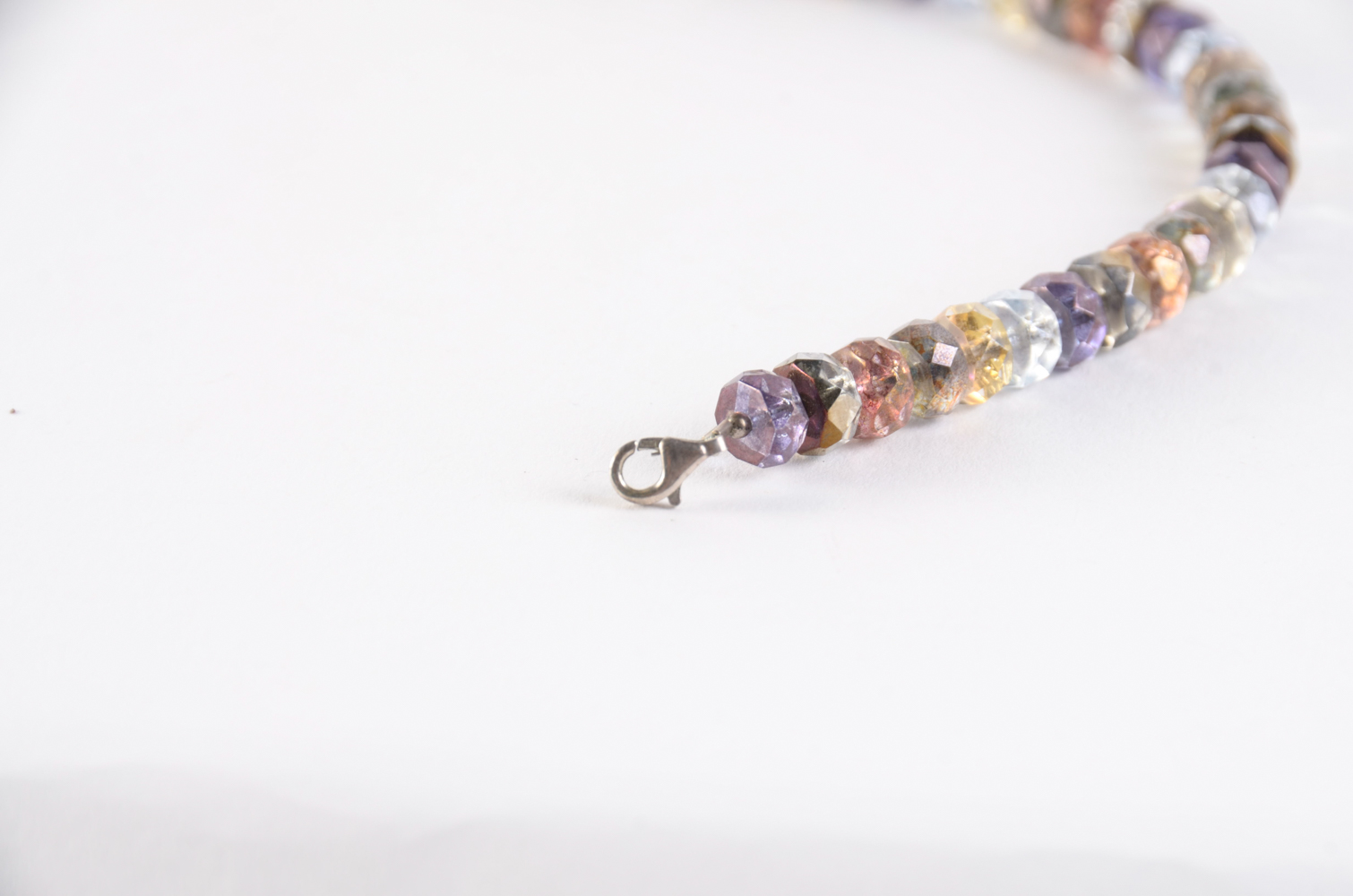 Labradorite Necklace and Glass Bead Set