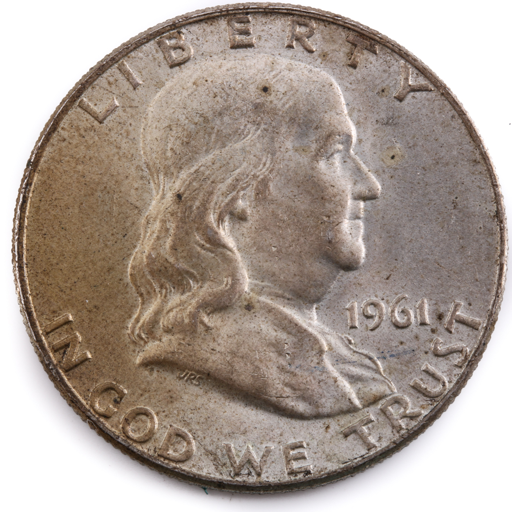 1961 D Franklin Silver Half Dollar