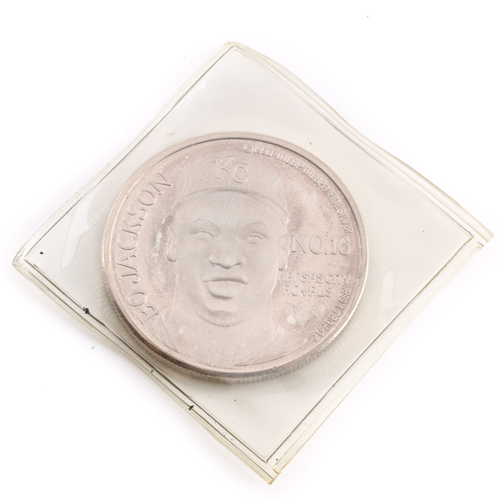 1990 Bo Jackson Sports Star Silver Round