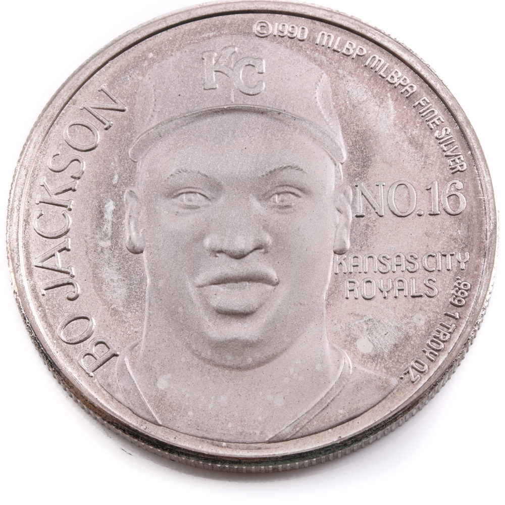 1990 Bo Jackson Sports Star Silver Round