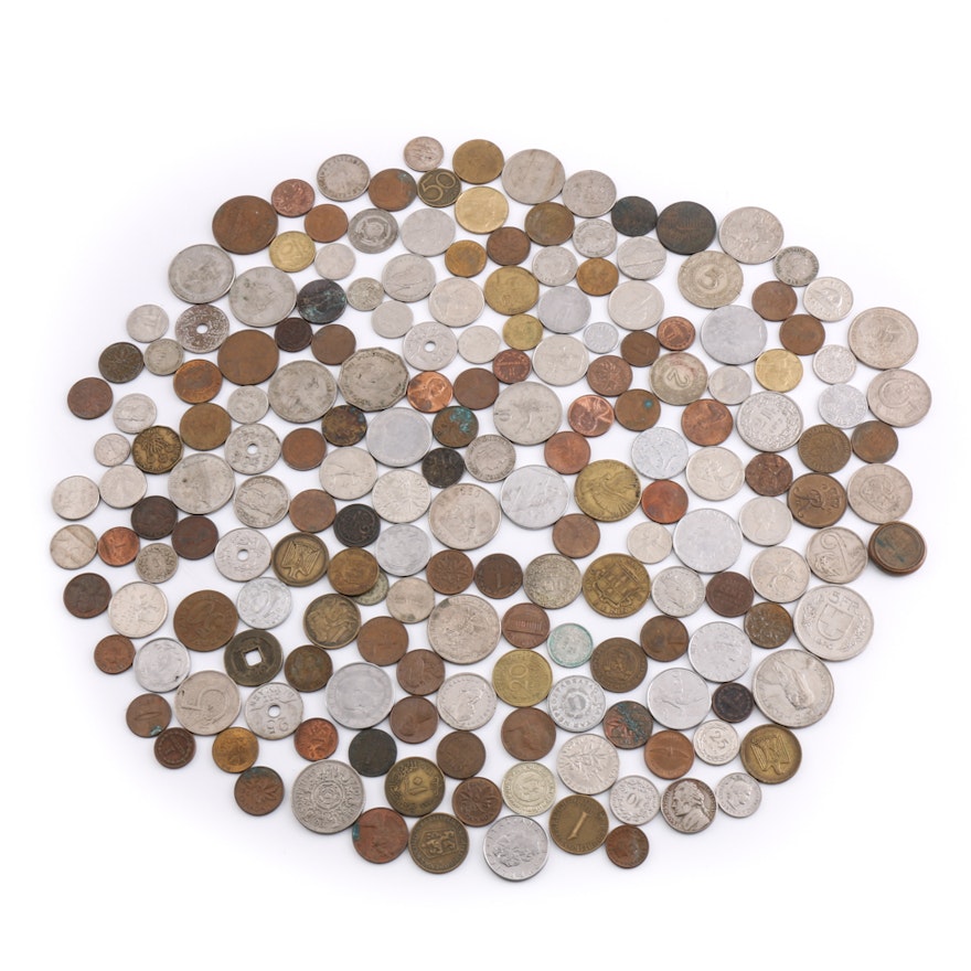 163 Foreign Coins