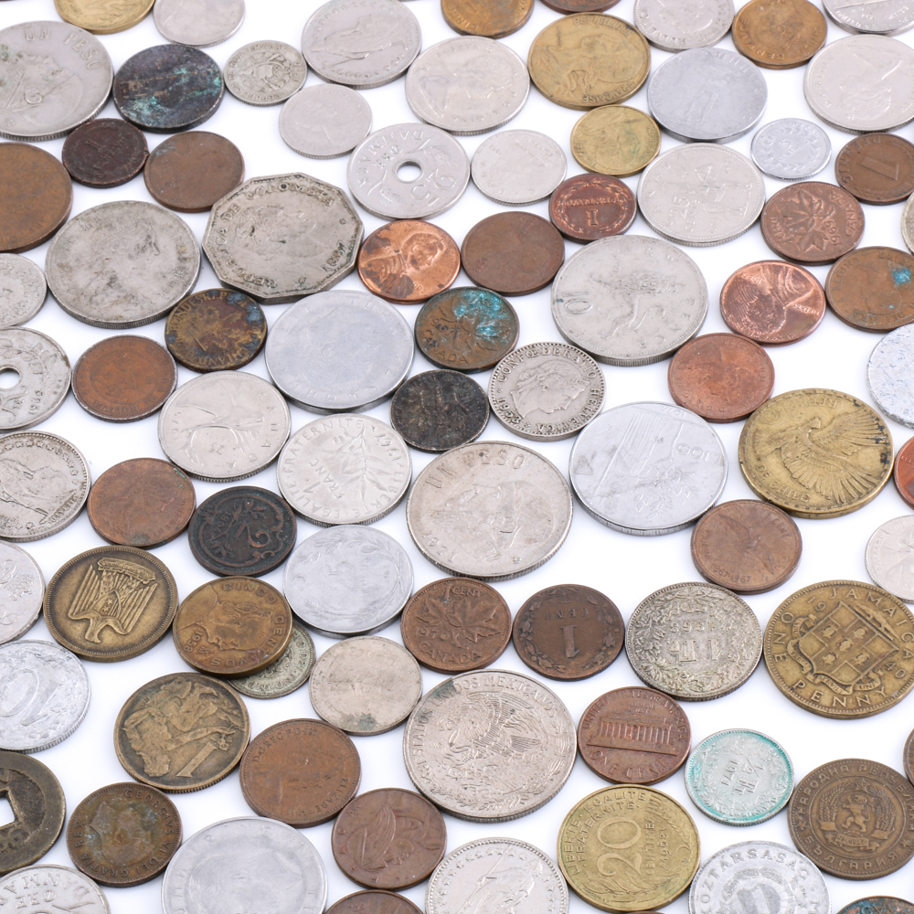 163 Foreign Coins