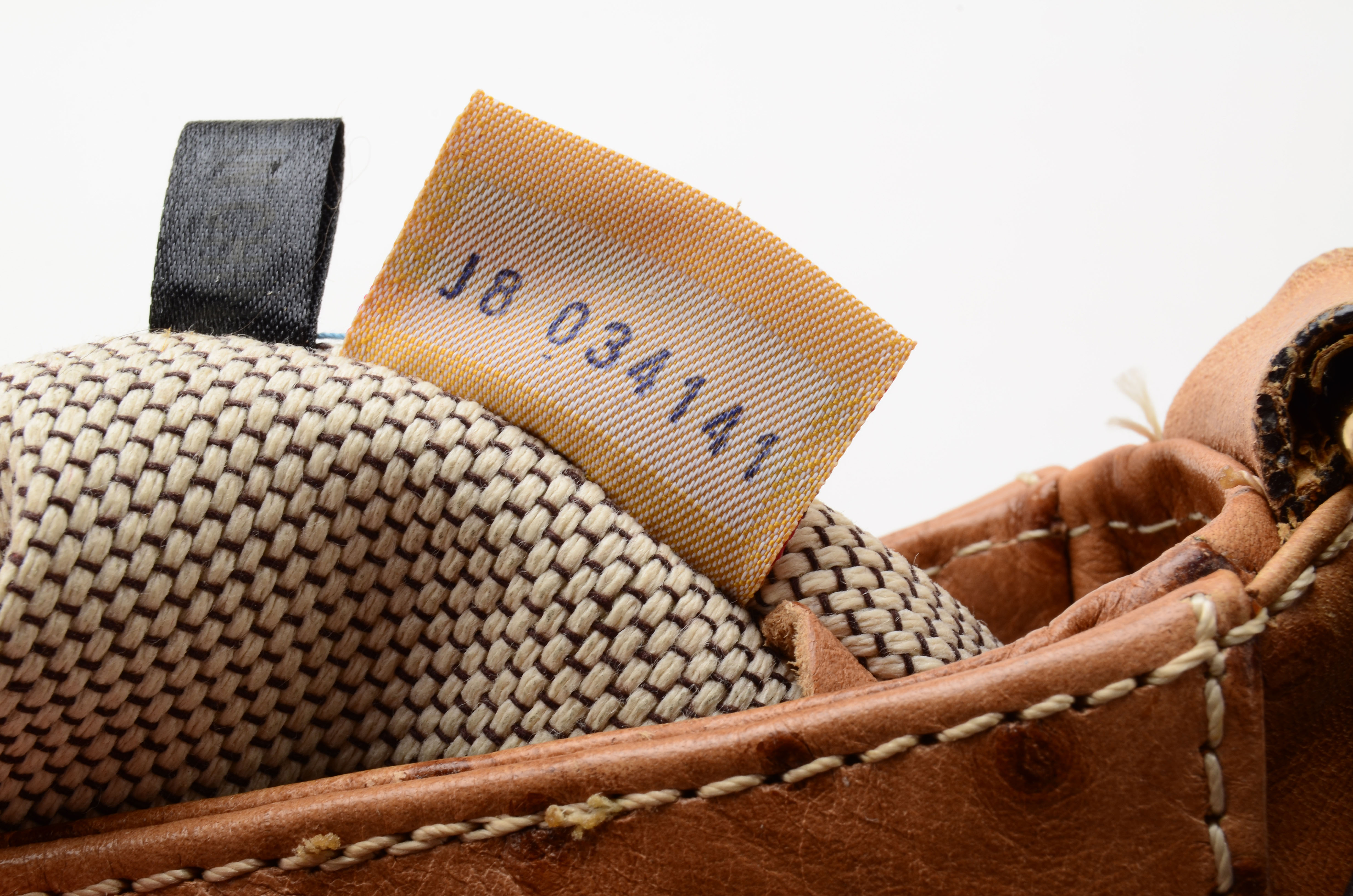 Dooney & Bourke Ostrich Stamped Leather Flap Bag