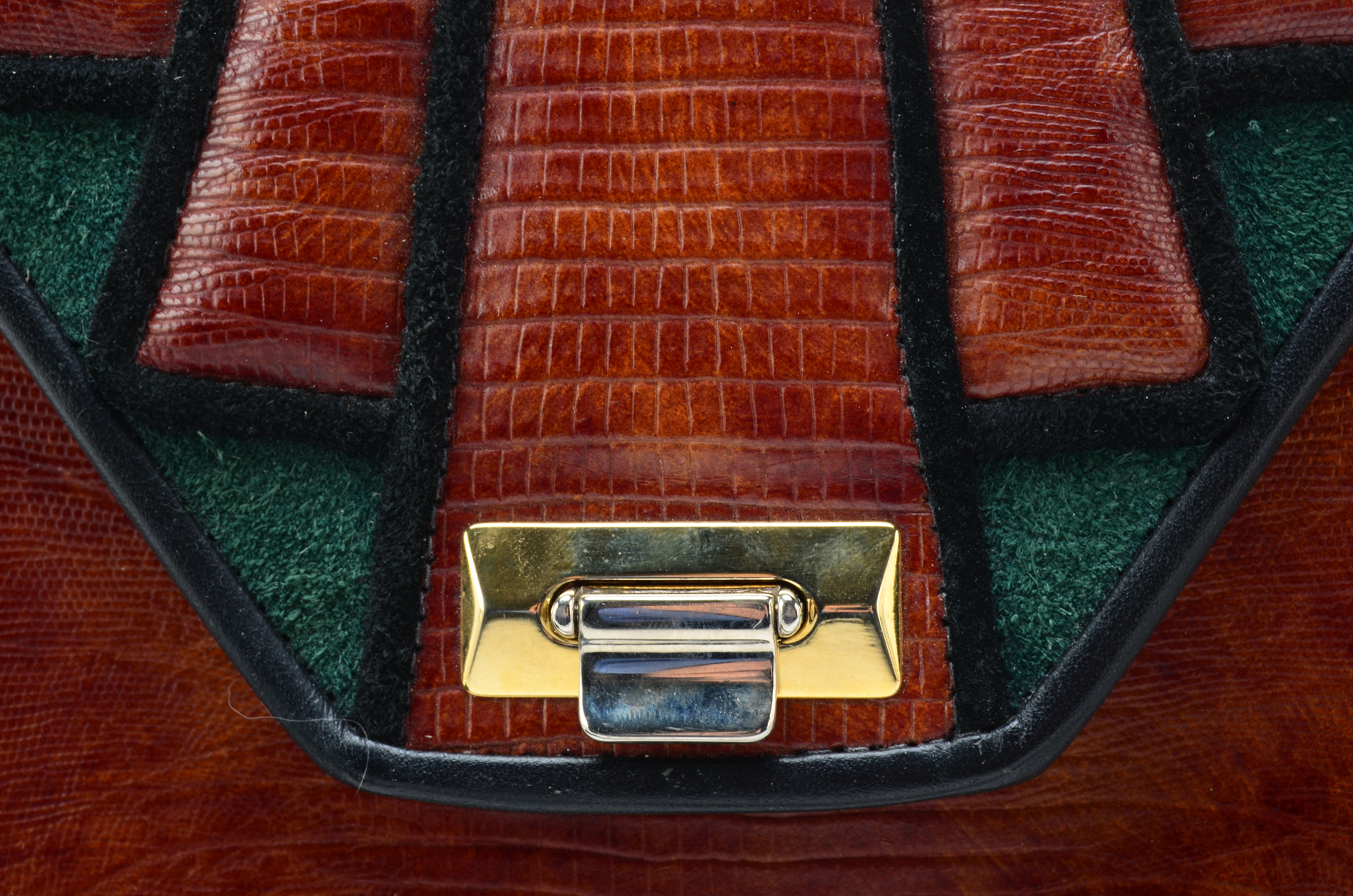 Roche Leather Patchwork Purse