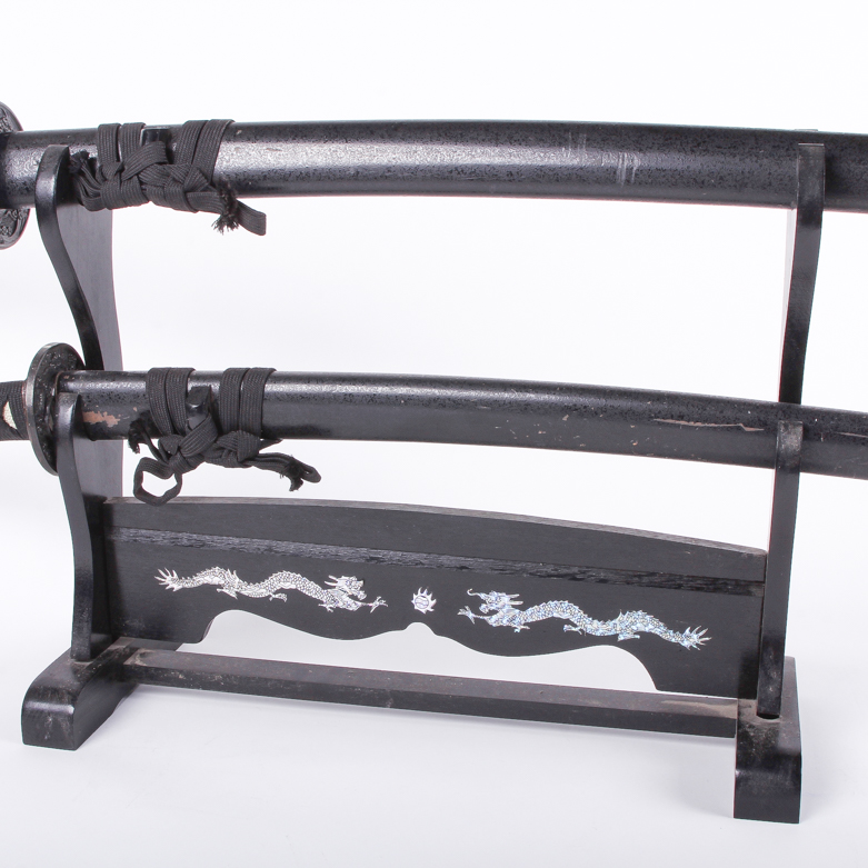 Decorative Japanese Katana and Wakizashi Set