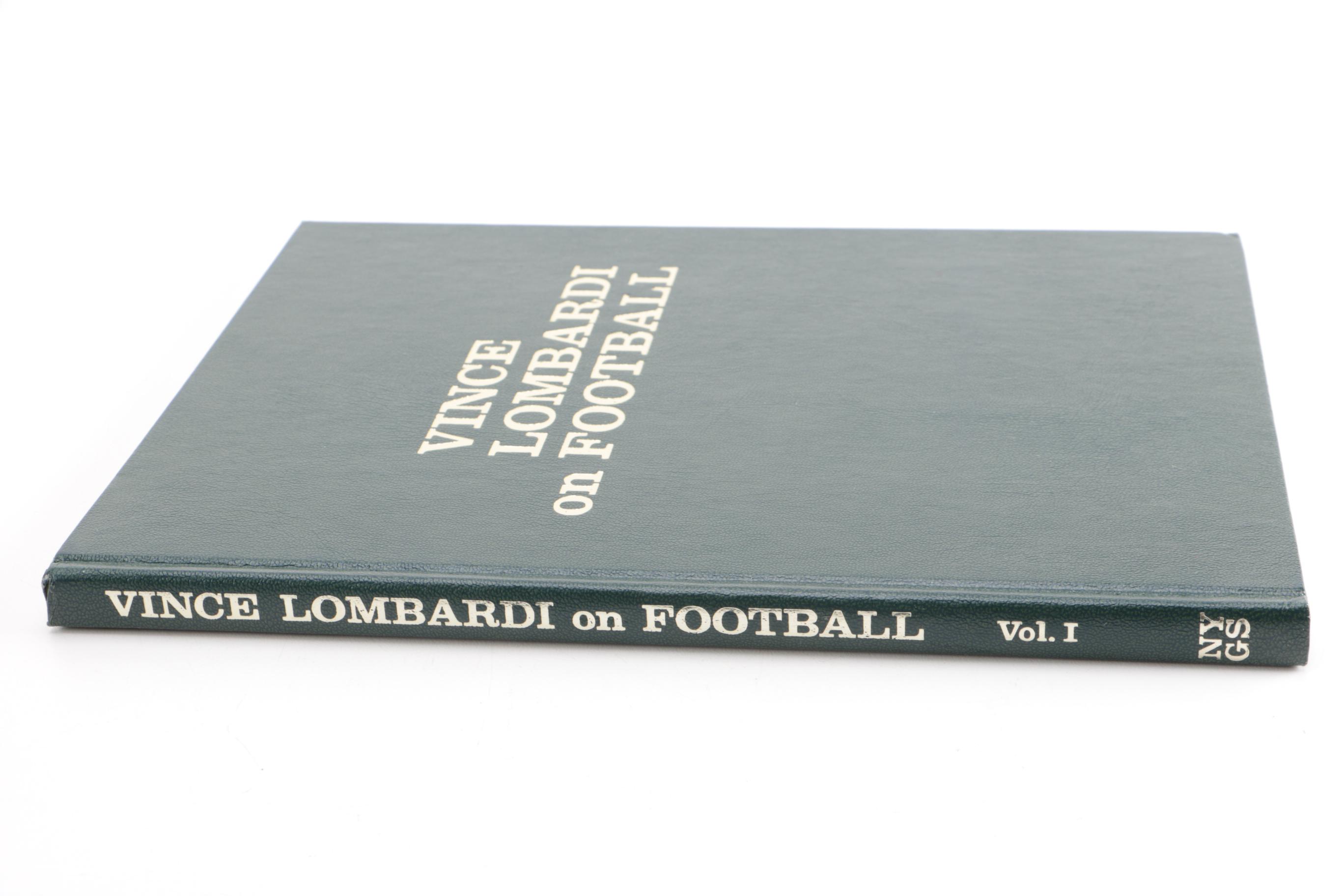 First Edition "Vince Lombardi on Football" in Two Volumes