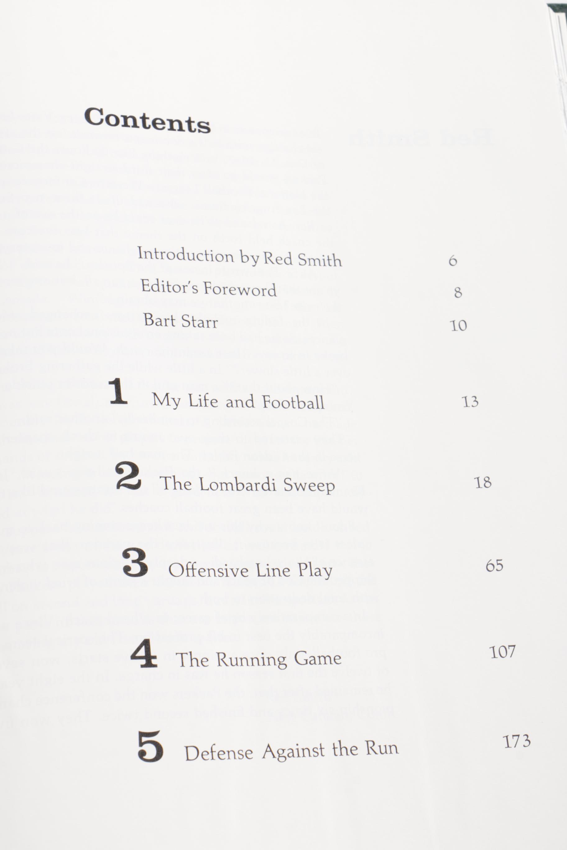 First Edition "Vince Lombardi on Football" in Two Volumes