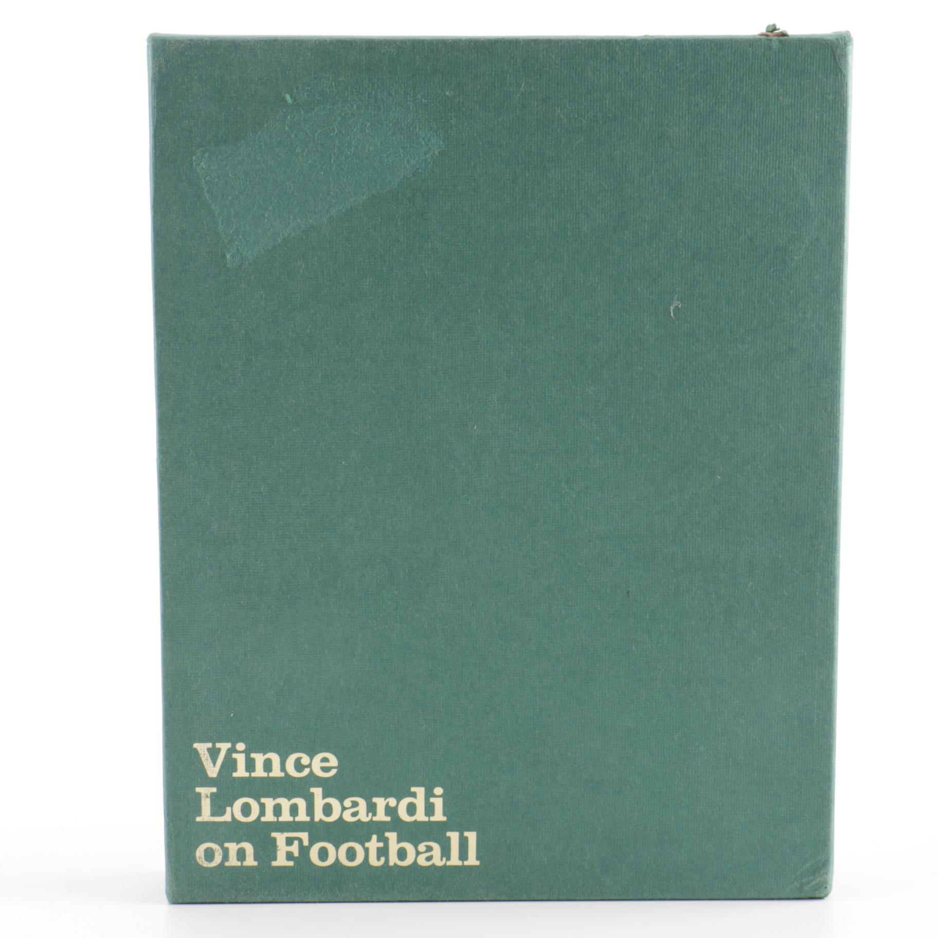 First Edition "Vince Lombardi on Football" in Two Volumes