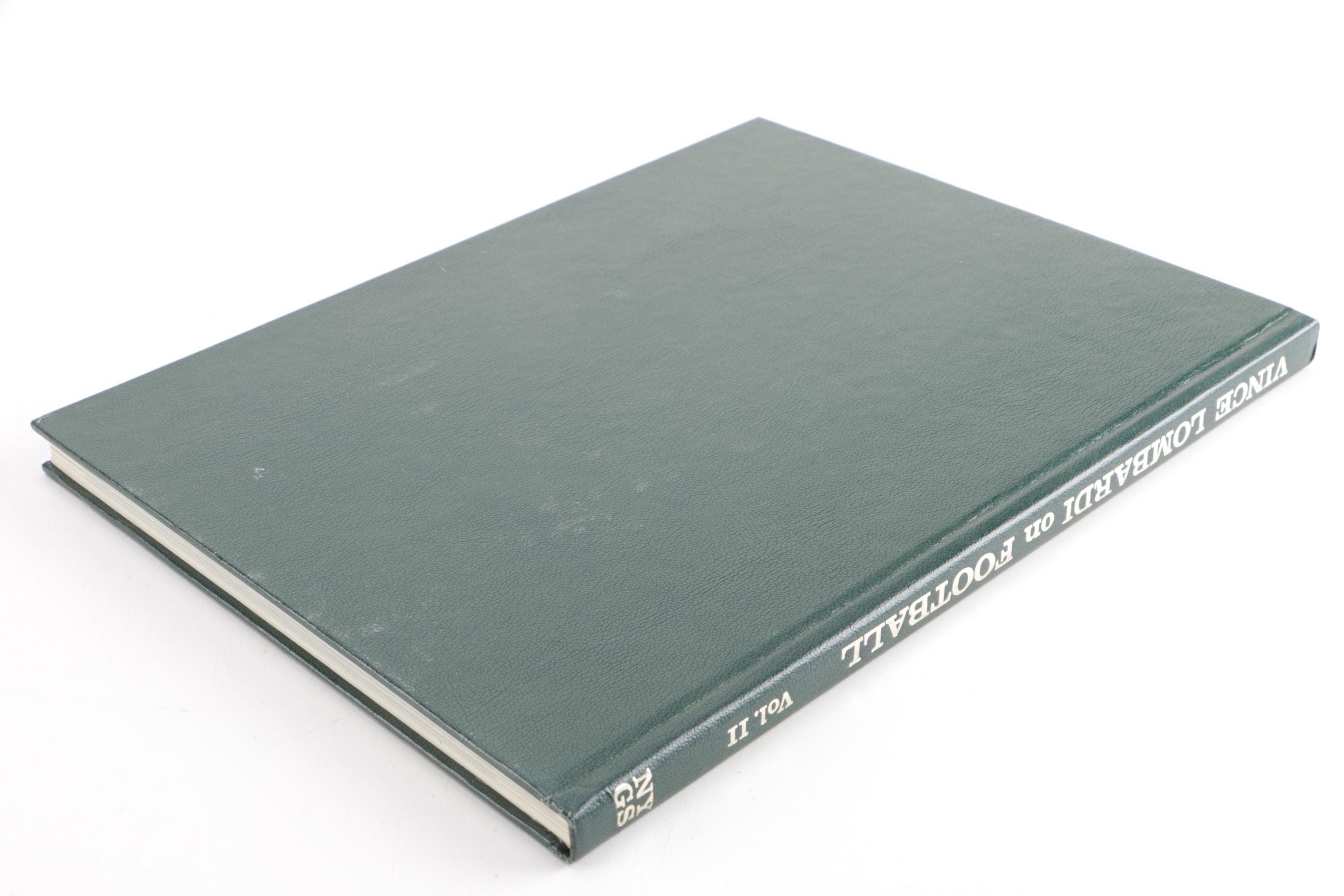 First Edition "Vince Lombardi on Football" in Two Volumes
