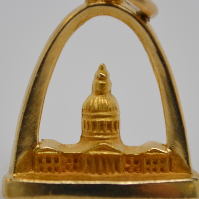 14K Yellow Gold St. Louis Gateway Arch Charm/Pendant