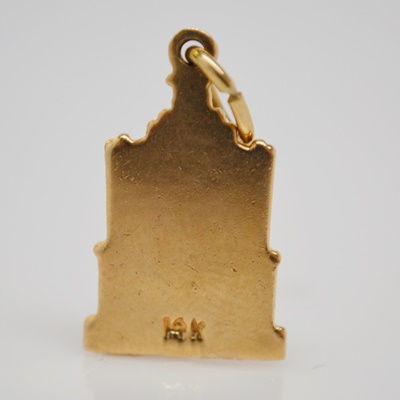 14K Yellow Gold Organ Charm/Pendant