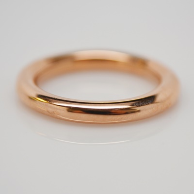Raul Haas 14K Rose Gold Wedding Band