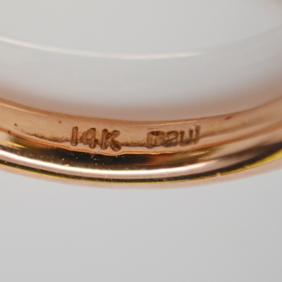 Raul Haas 14K Rose Gold Wedding Band