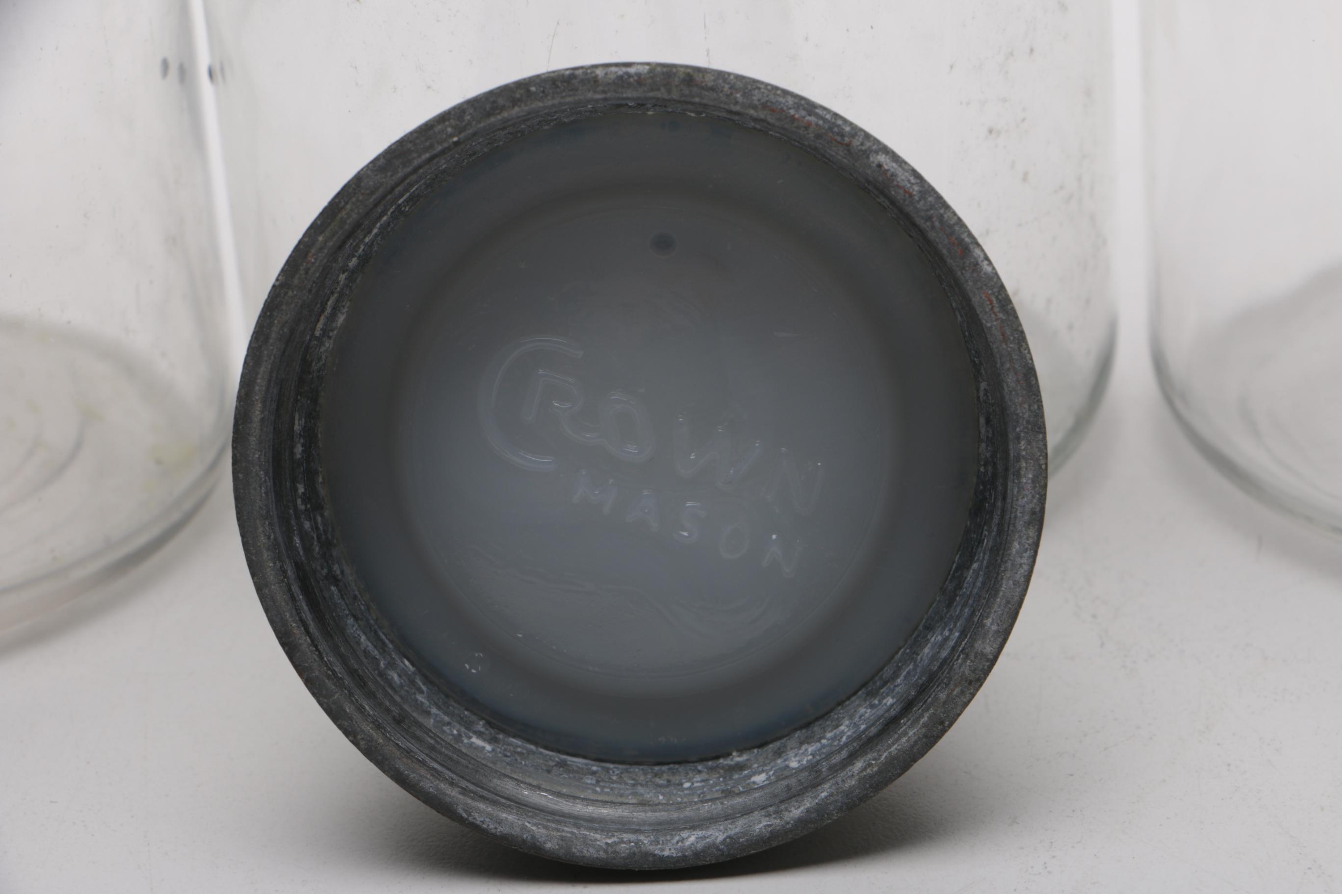 Collection of Glass Mason Jars