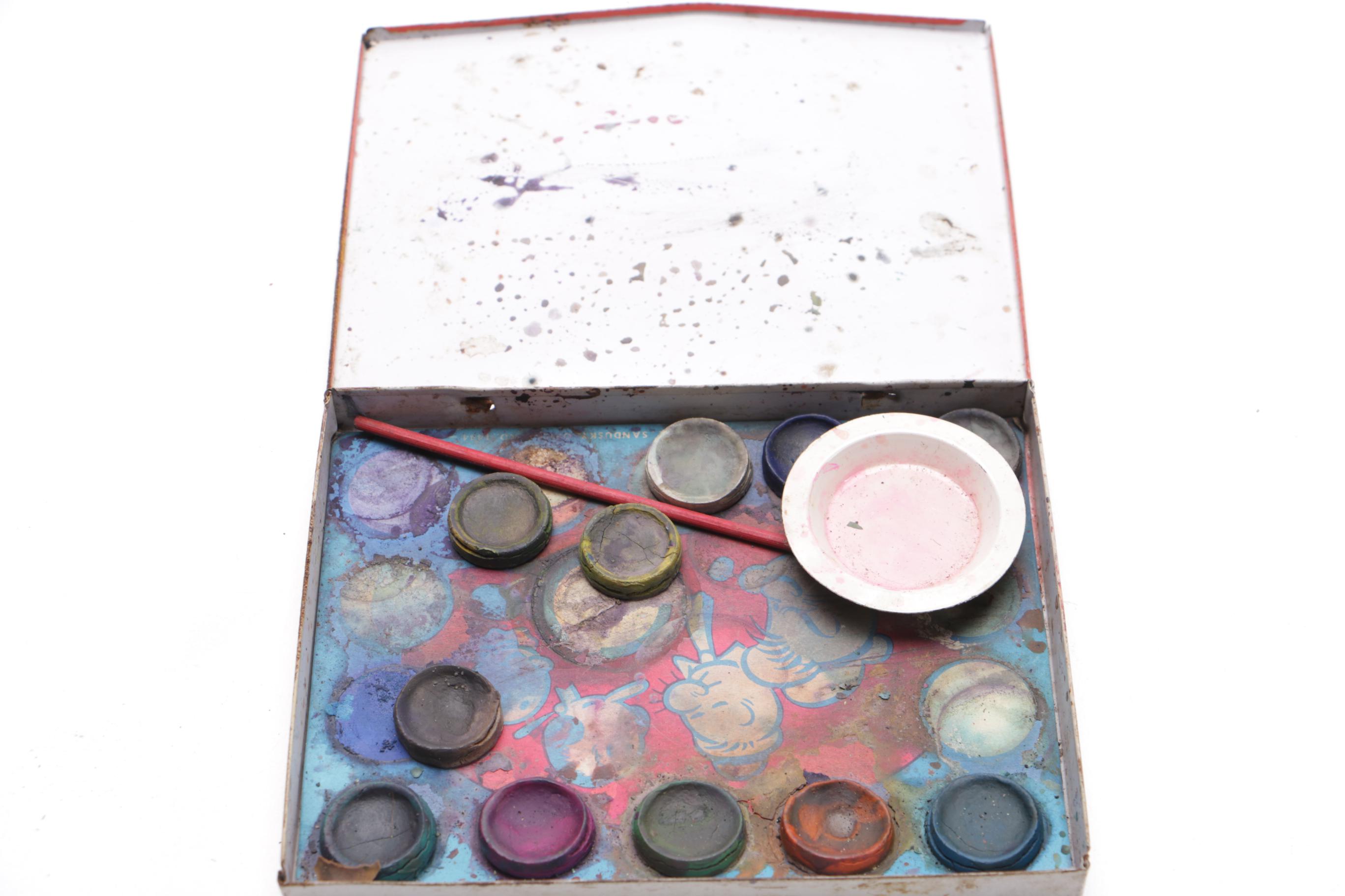 1930s Tin Popeye Paint Sets