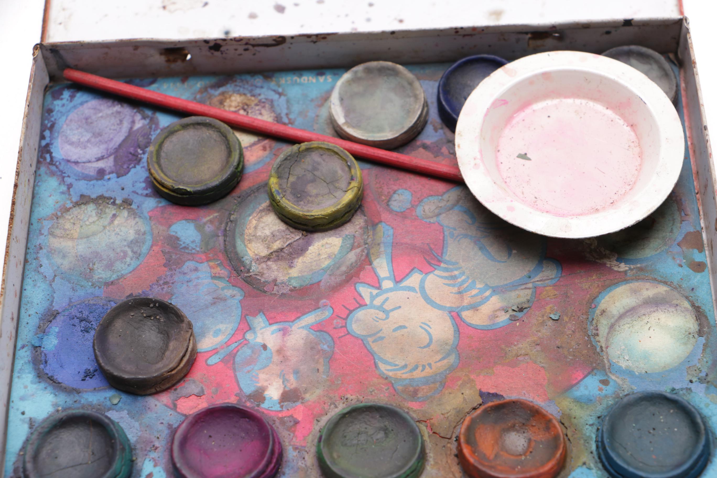 1930s Tin Popeye Paint Sets