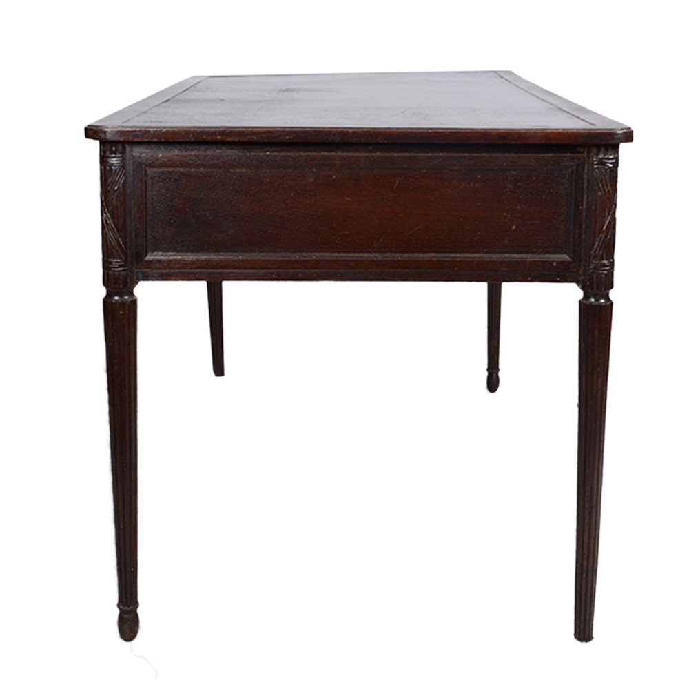 Vintage Leather Top Writing Desk