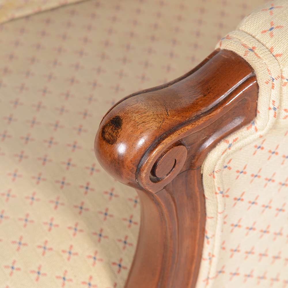 Vintage Louis XV Style Bergere