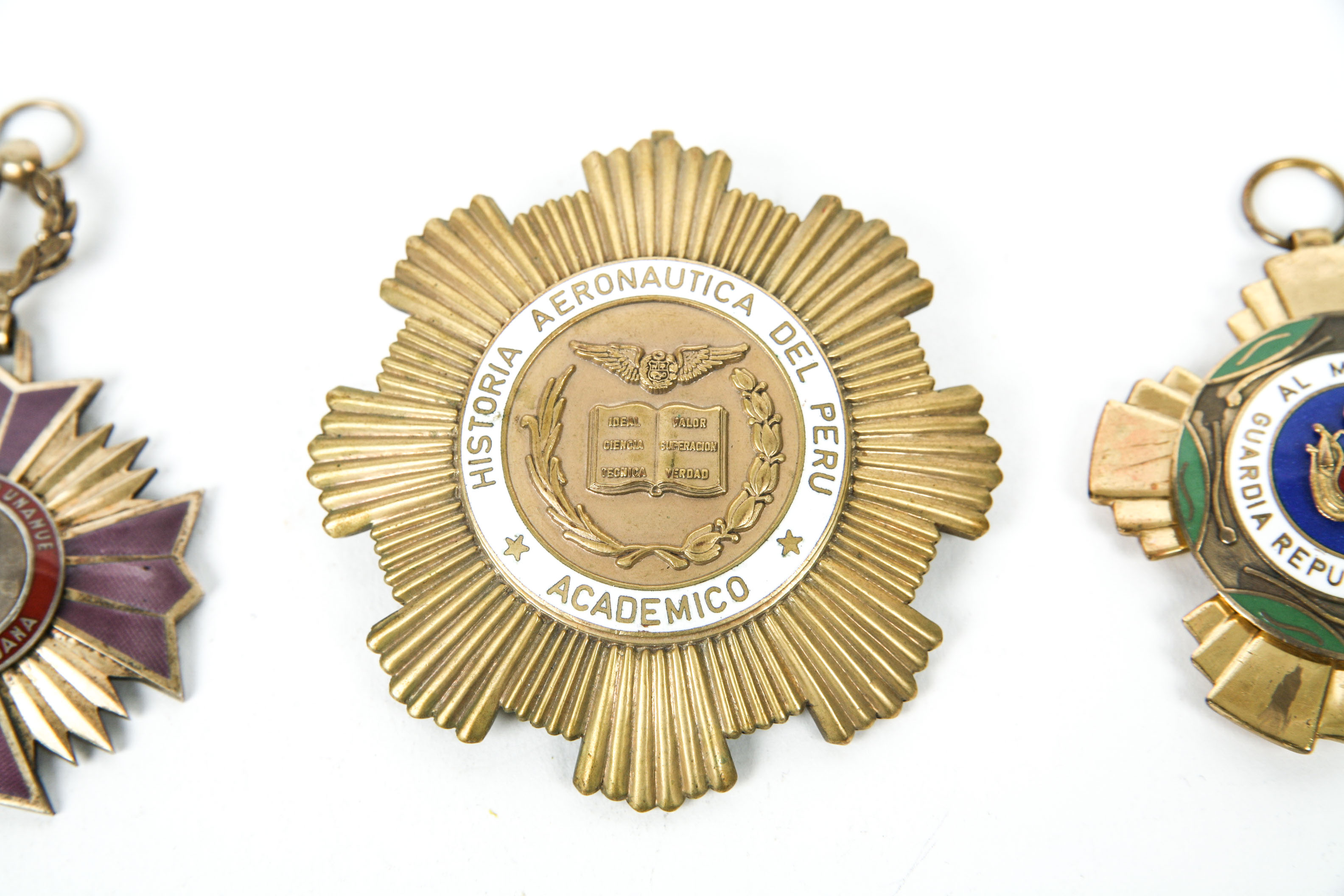 Vintage Peruvian Medals of Honor